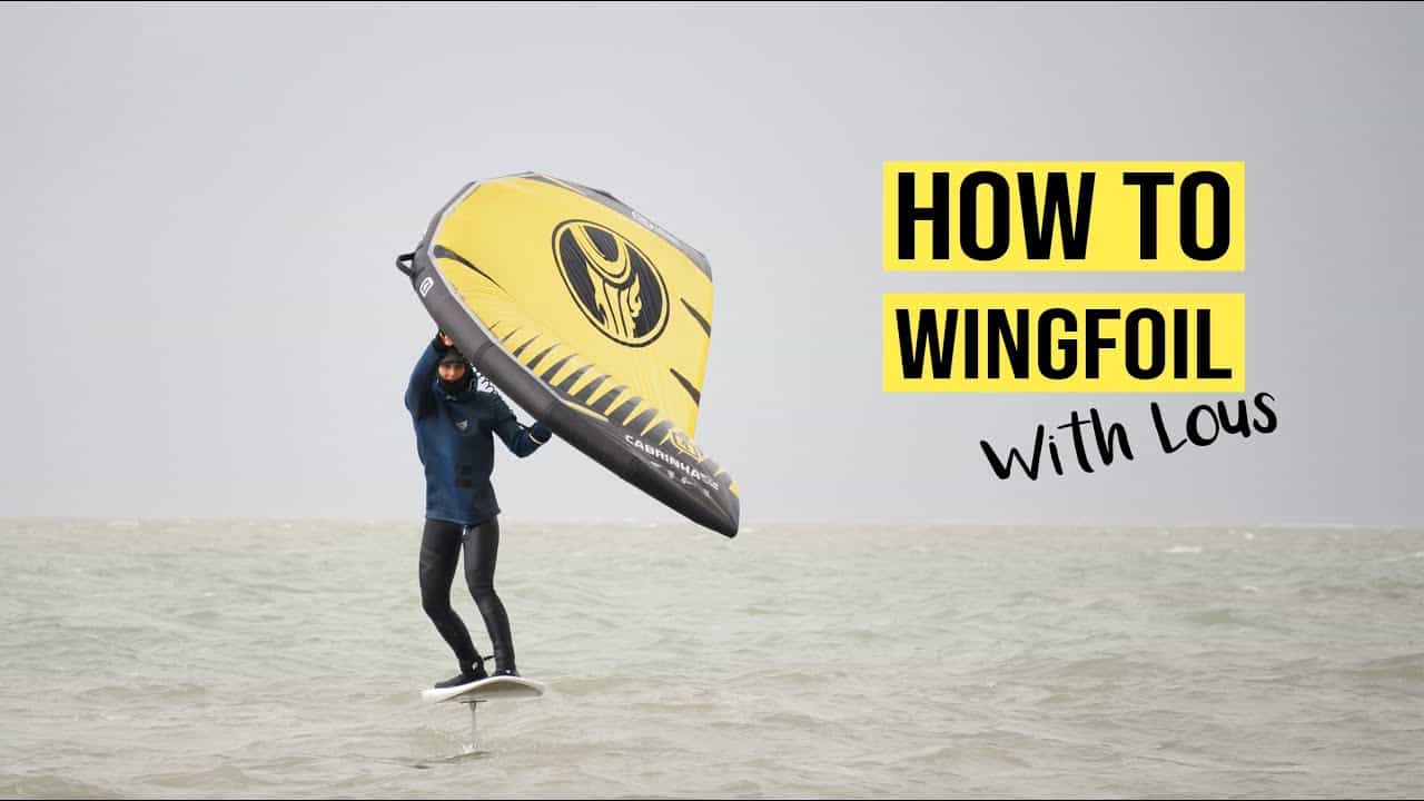 Beeld uit de video: HOW TO WINGFOIL - with Lous