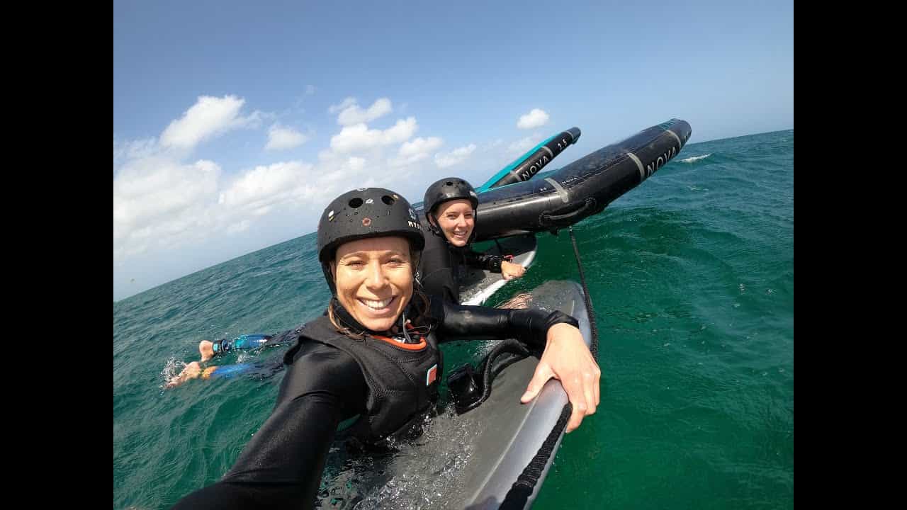 Beeld uit de video: Wing Foiling on Aruba!