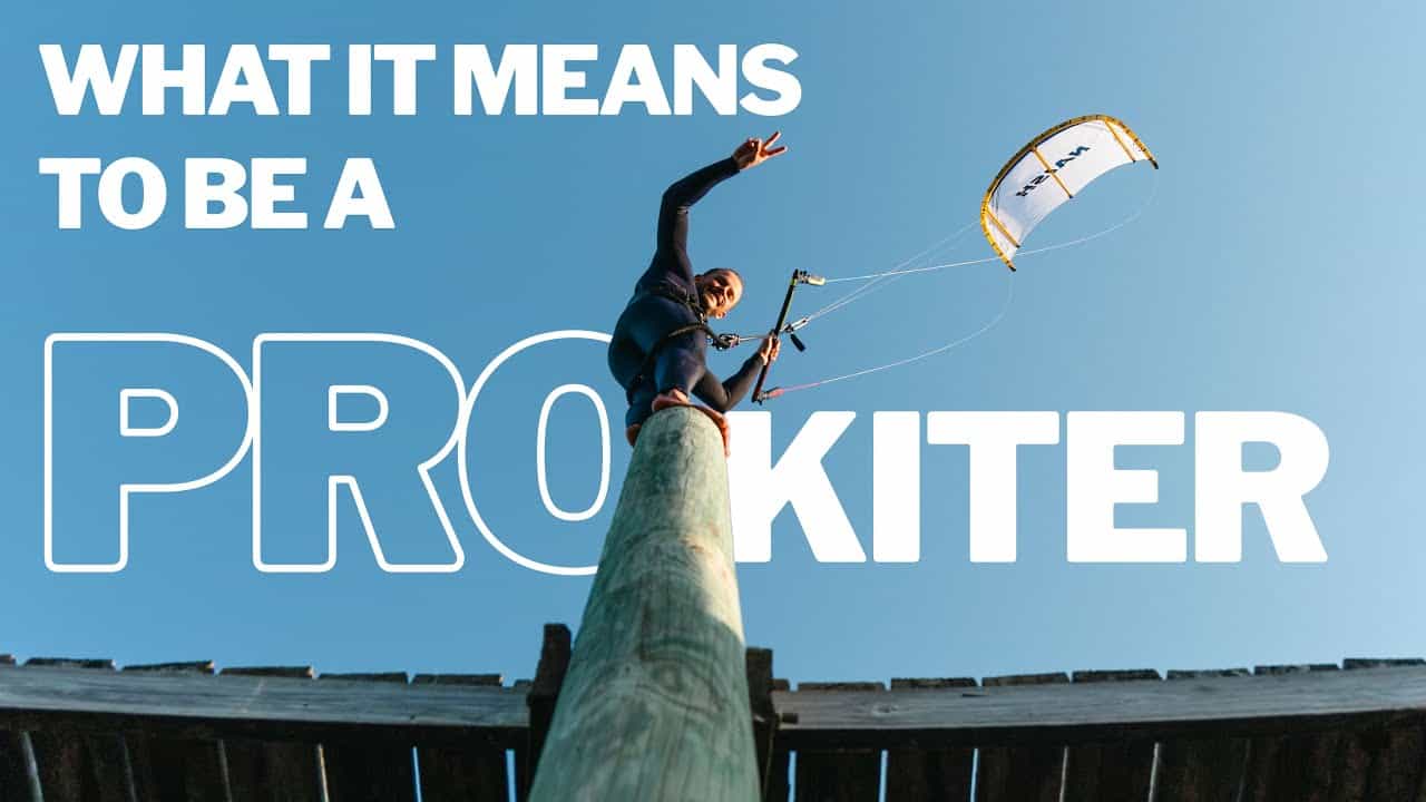 Beeld uit de video: What it's like to be a PRO KITEBOARDER - Stig Hoefnagel