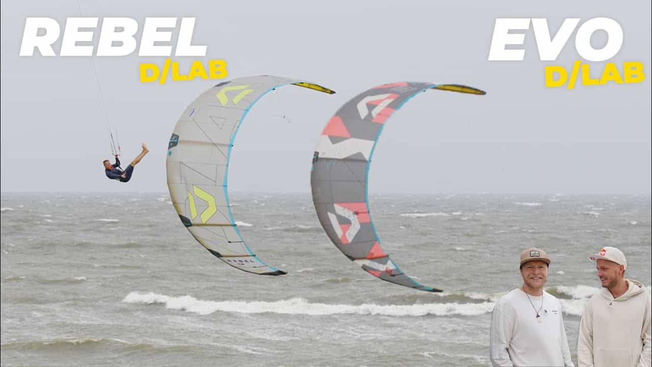 Beeld uit de video: Duotone Rebel D/LAB 2025 vs Evo D/LAB | ft. Lasse Walker and Ruben Len10