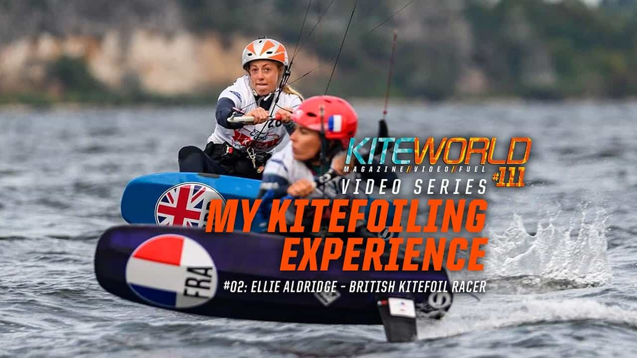 Beeld uit de video: My Kitefoiling Experience: Ellie Aldridge - Kiteworld Magazine issue #111