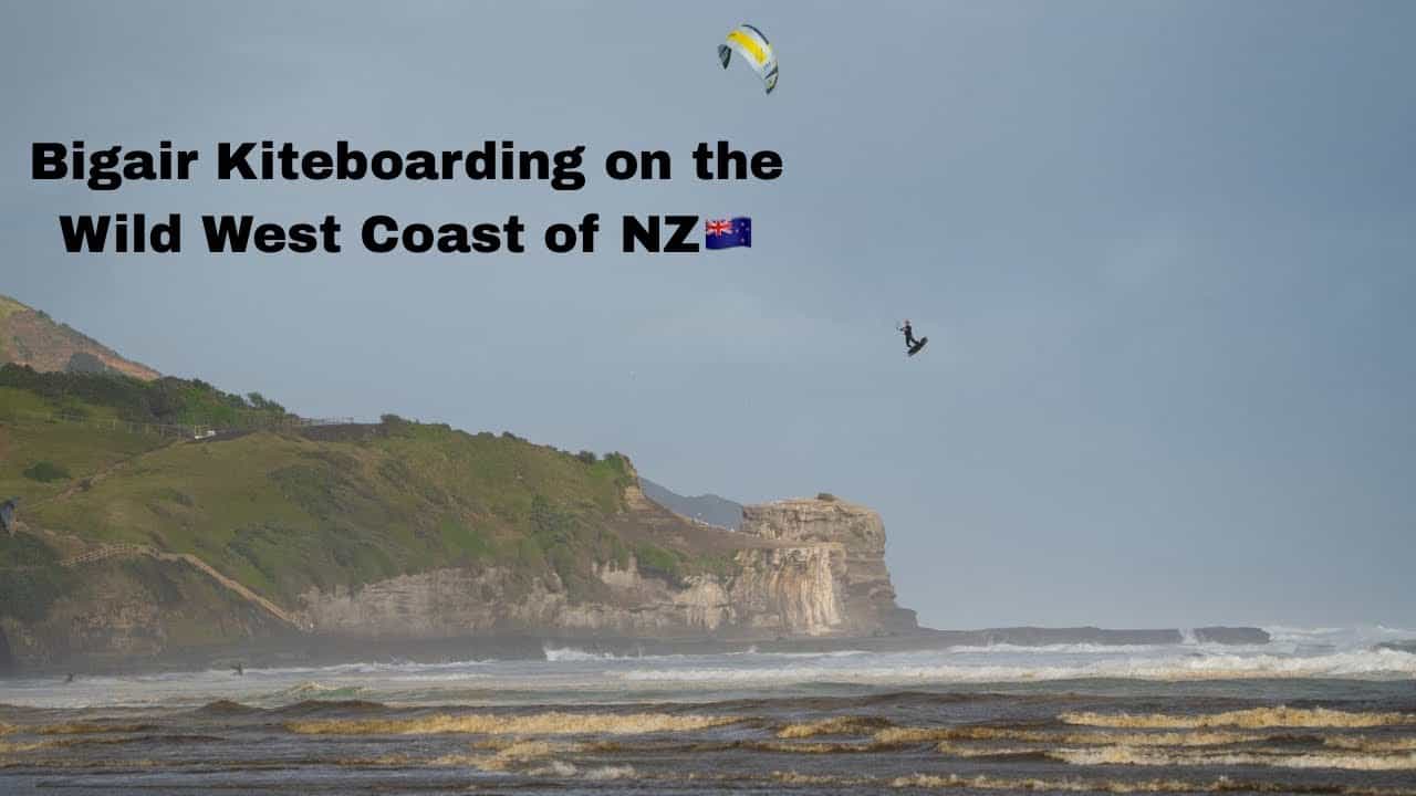 Beeld uit de video: Bigair Kiteboarding on the Wild West Coast of NZ🇳🇿🚀