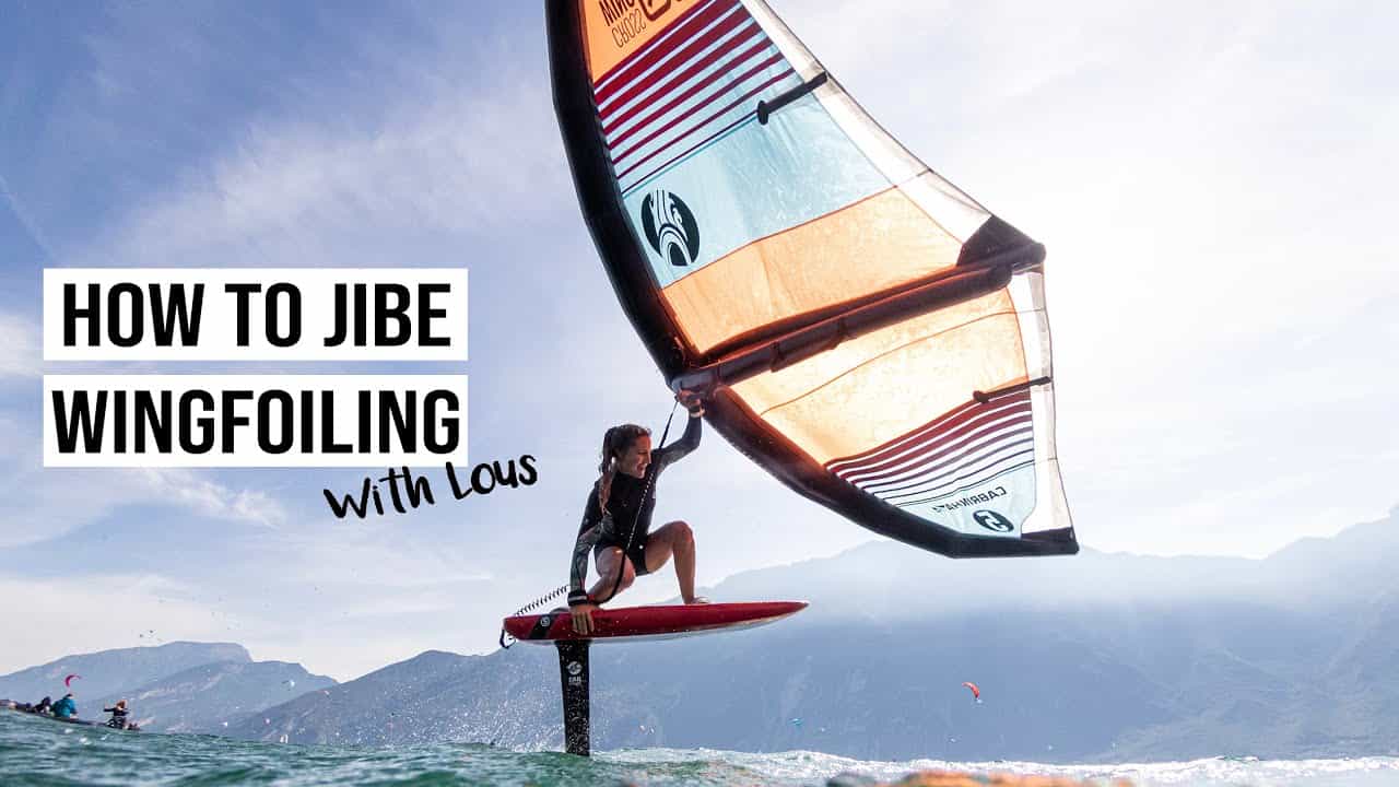 Beeld uit de video: How to Jibe Wingfoiling - with Lous