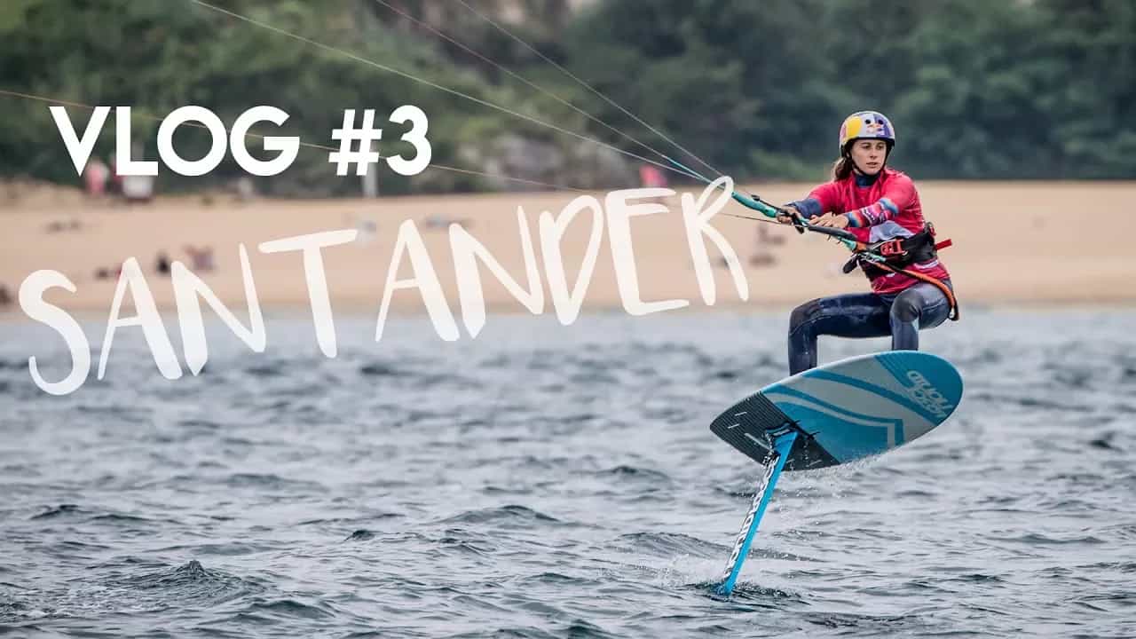 Beeld uit de video: Hydrofoil Kite in Santander - Spain