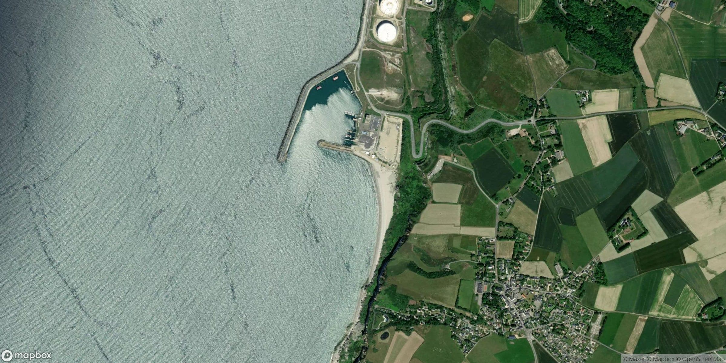 Luchtfoto van Antifer