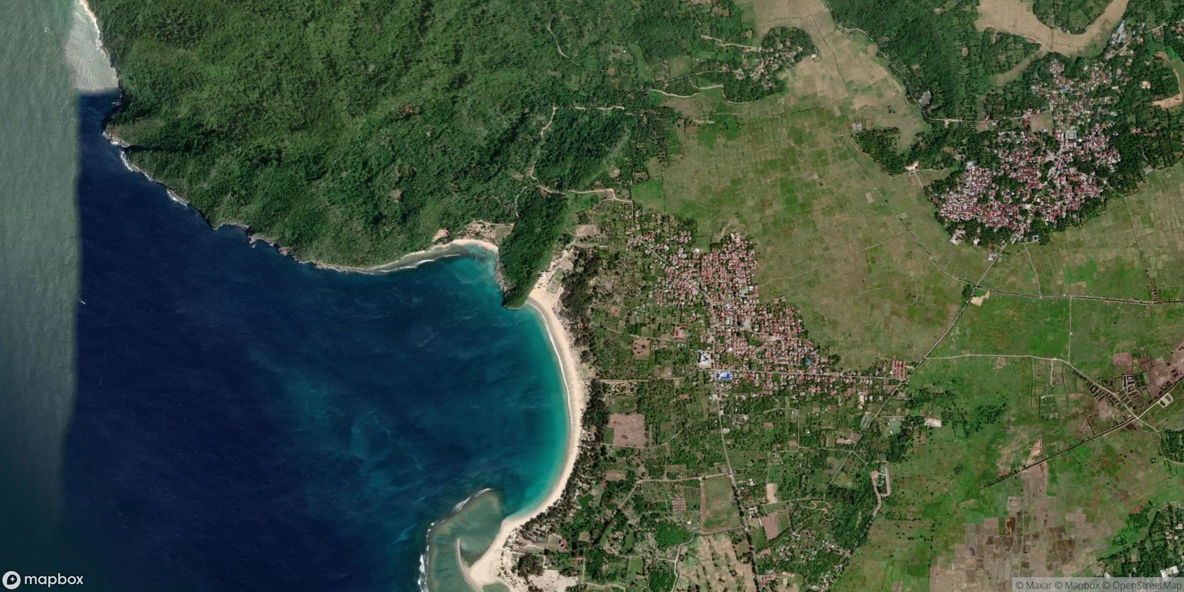 Luchtfoto van Banda Aceh