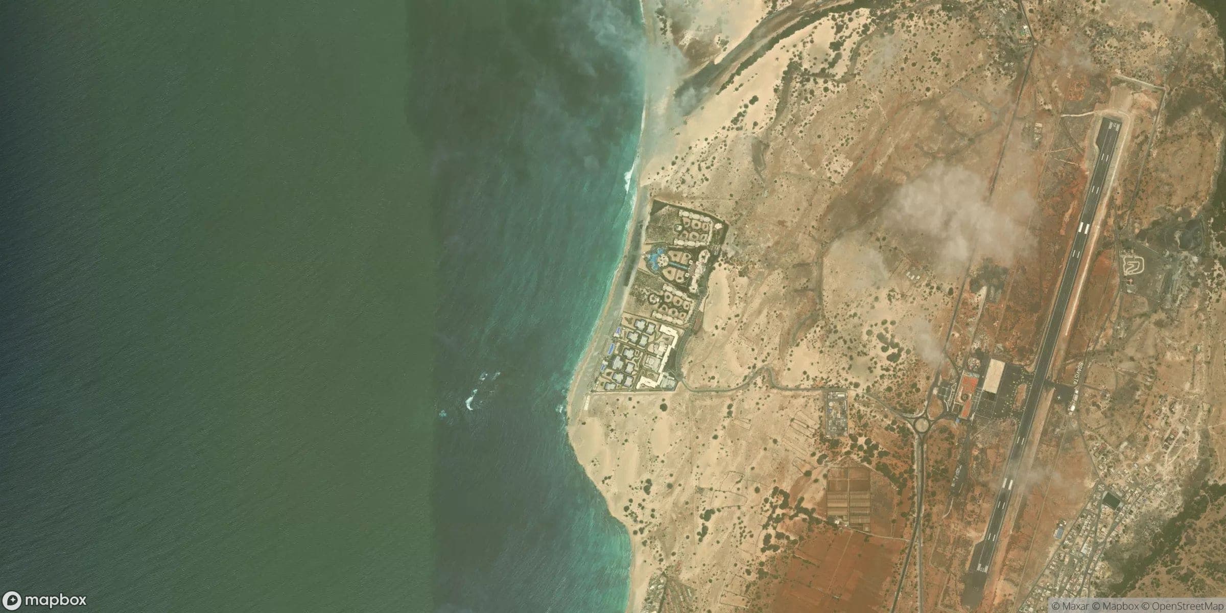 Luchtfoto van Boavista - Riu, Praia das dunas