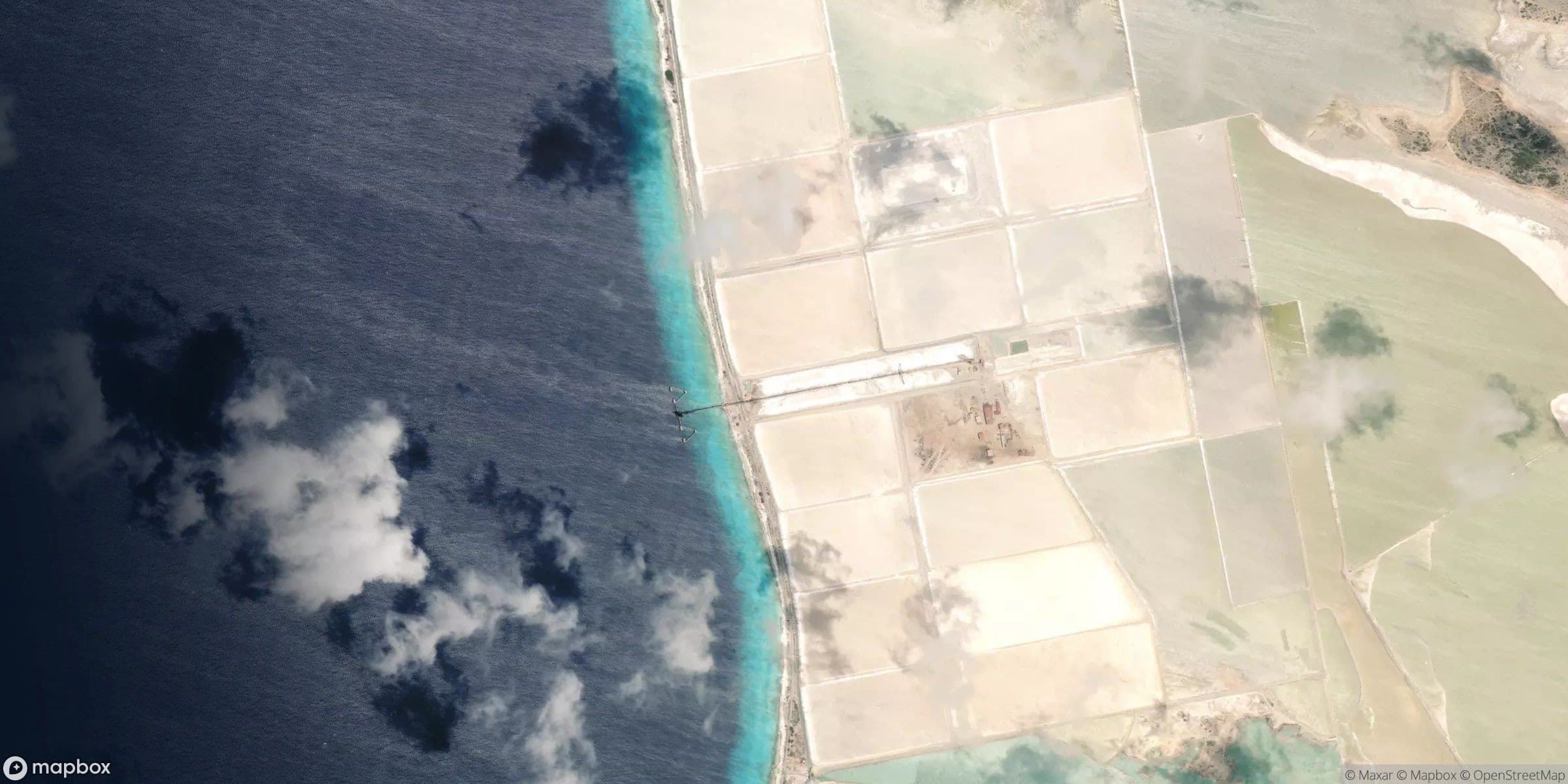 Luchtfoto van Bonaire