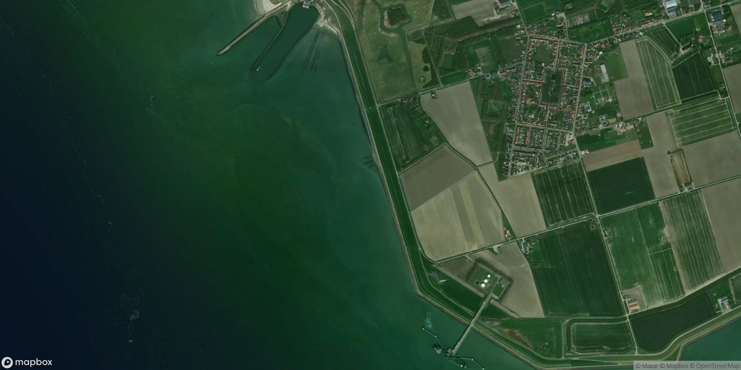 Luchtfoto van Borssele