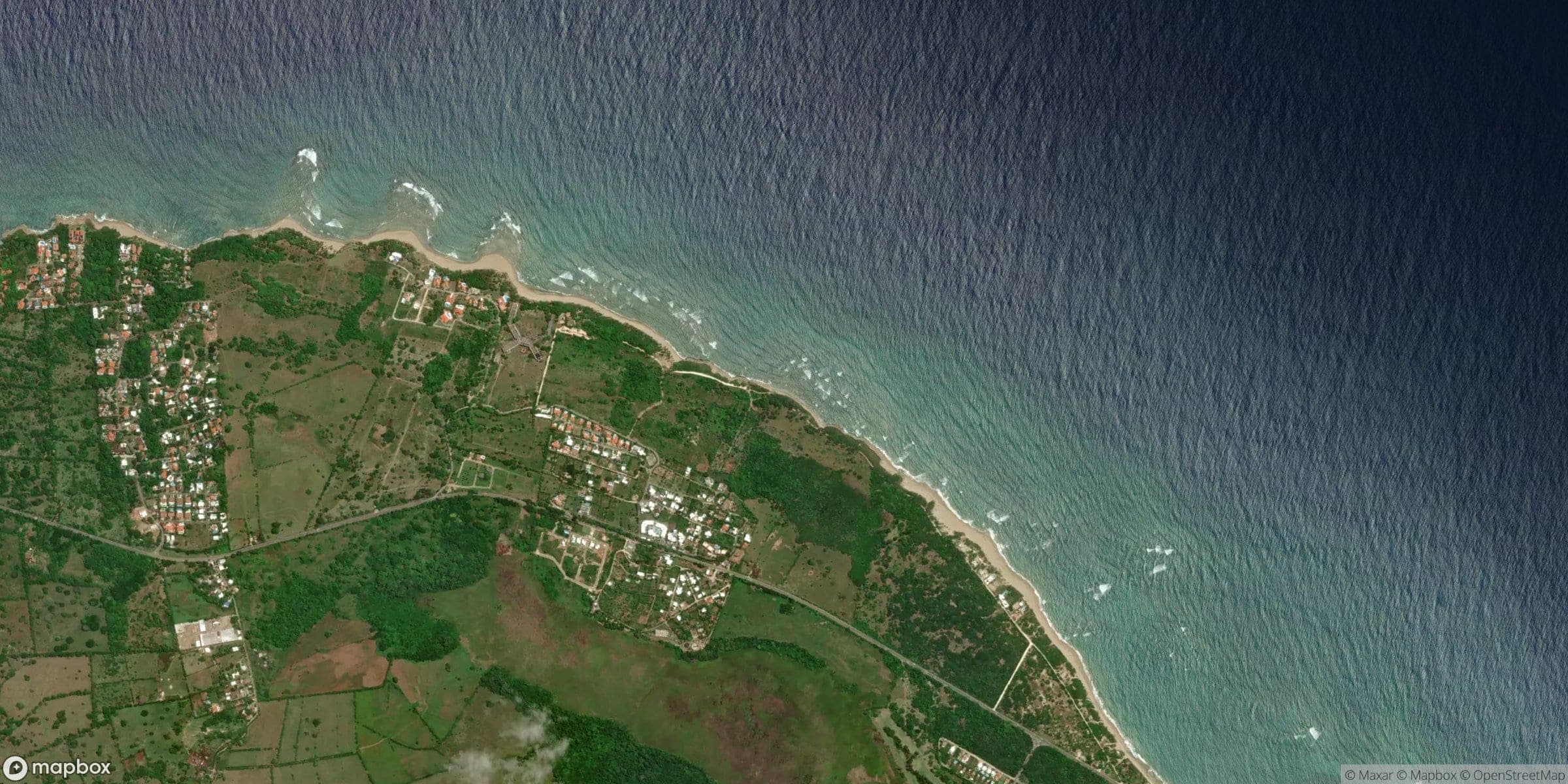 Luchtfoto van Cabarete, Encuentro