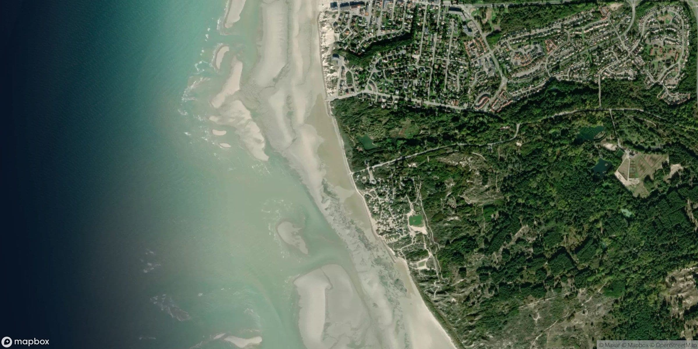 Luchtfoto van Camiers