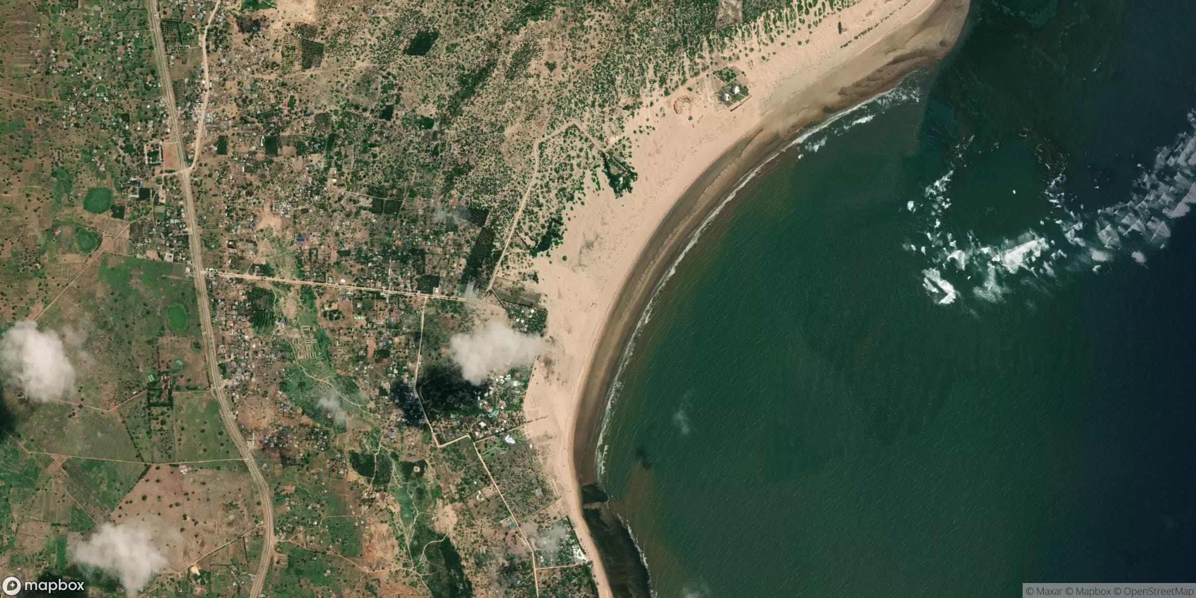 Luchtfoto van Che Shale