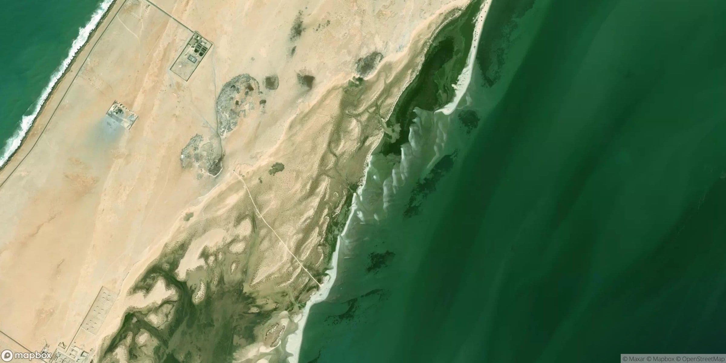 Luchtfoto van Dakhla