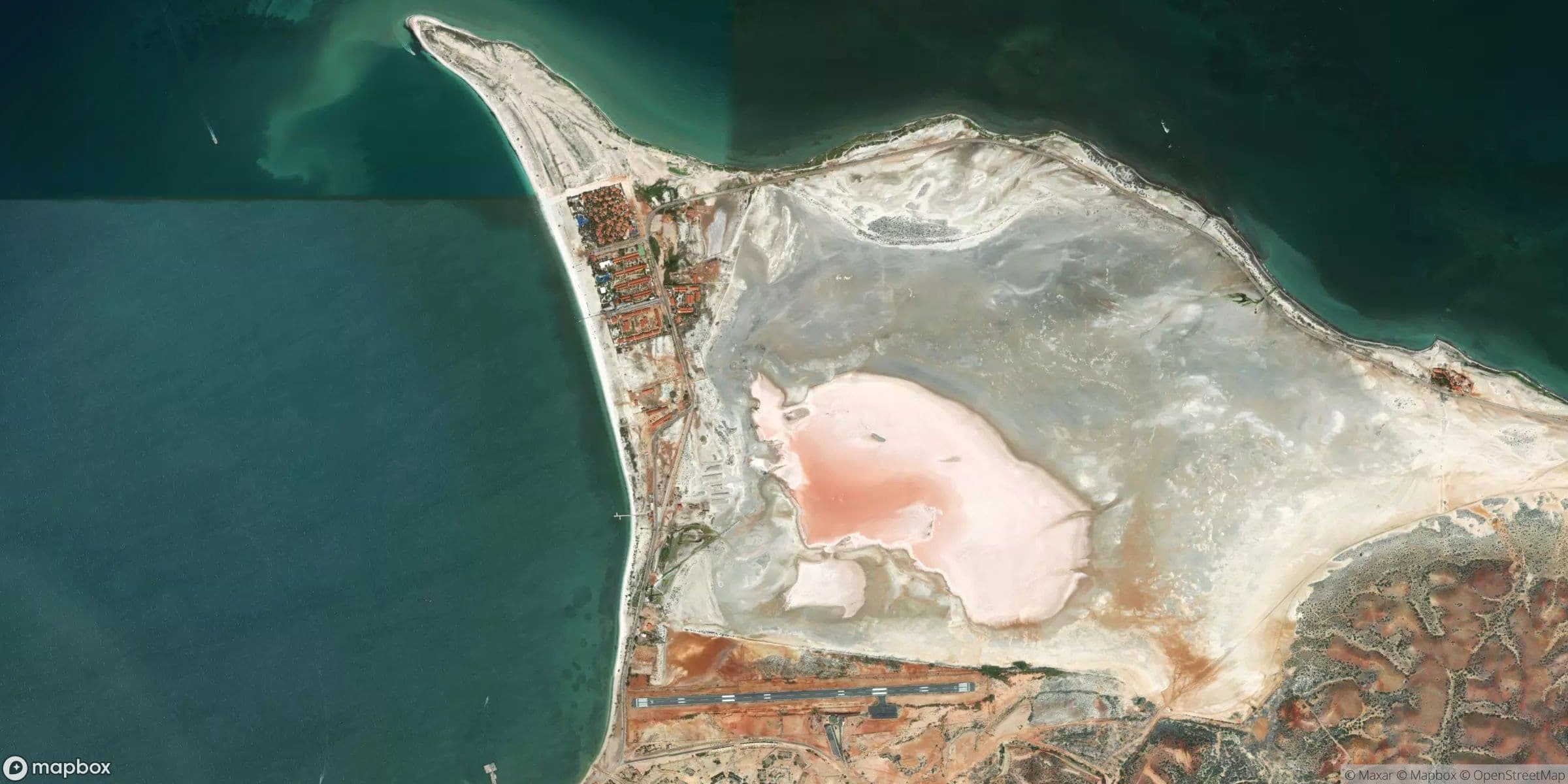 Luchtfoto van El Coche, Playa La Punta