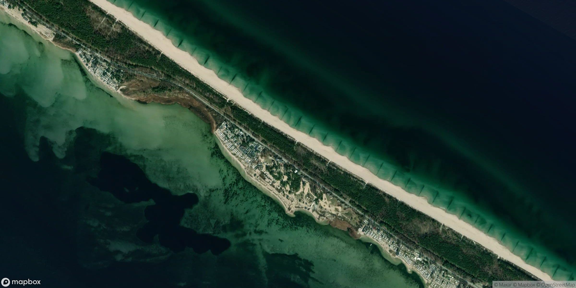 Luchtfoto van Hel Peninsula