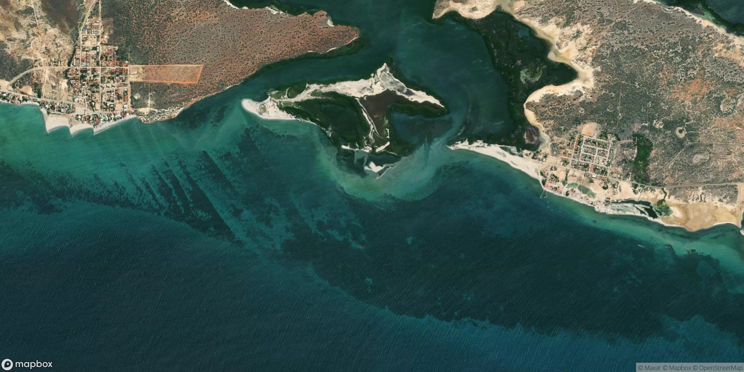 Luchtfoto van Isla Margarita, El Yaque