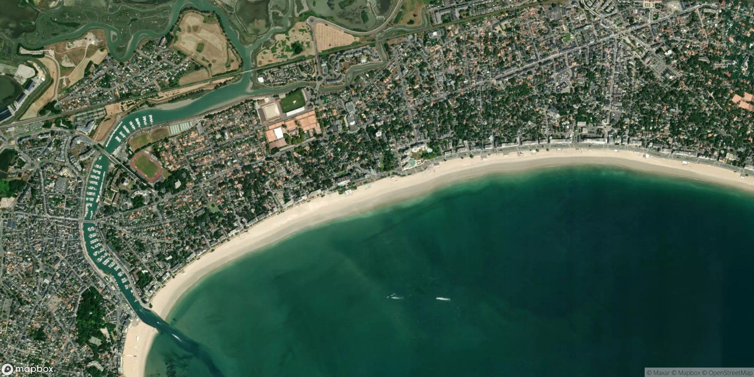 Luchtfoto van La Baule - plage Benoit