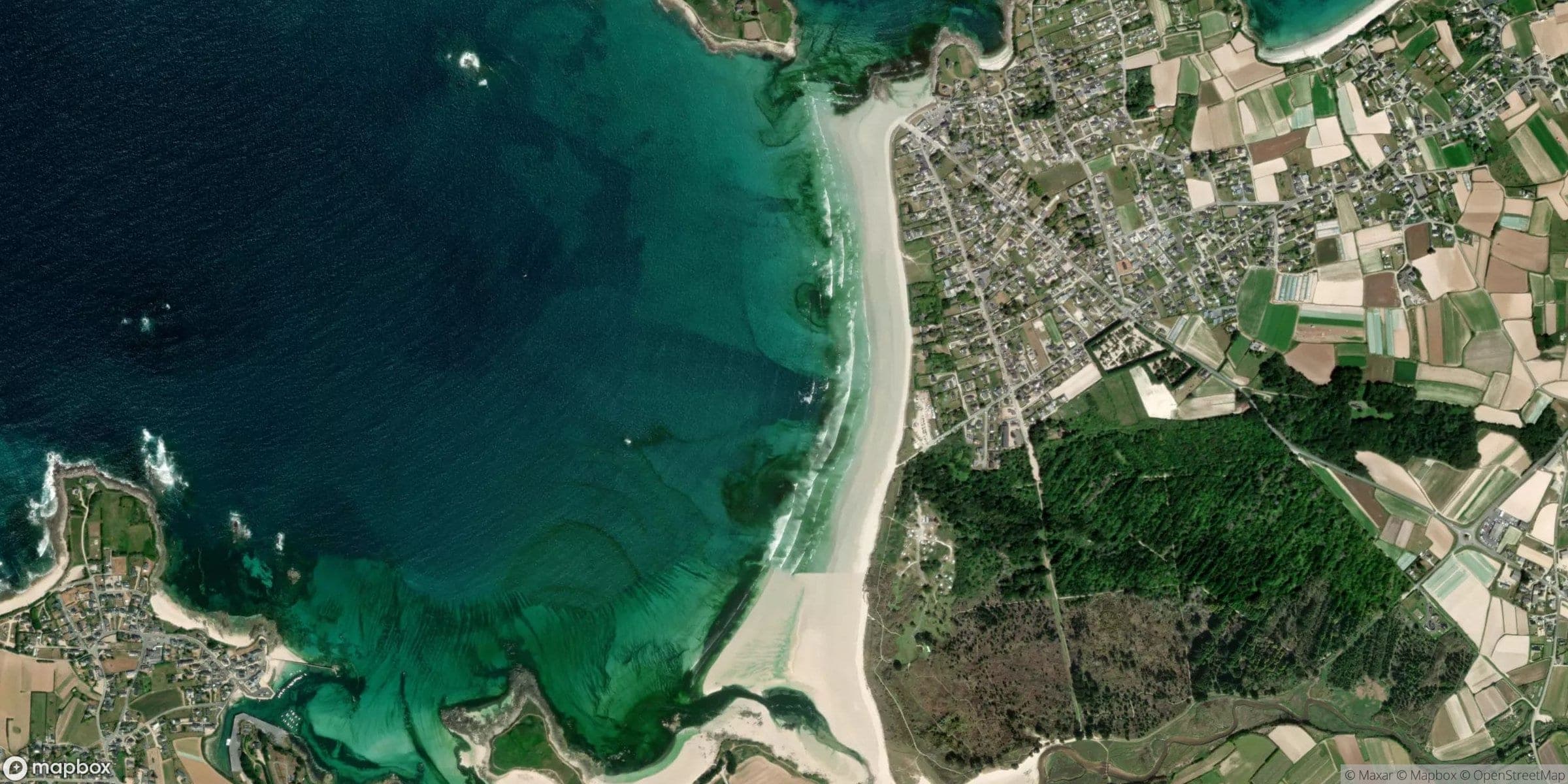 Luchtfoto van Le Dossen