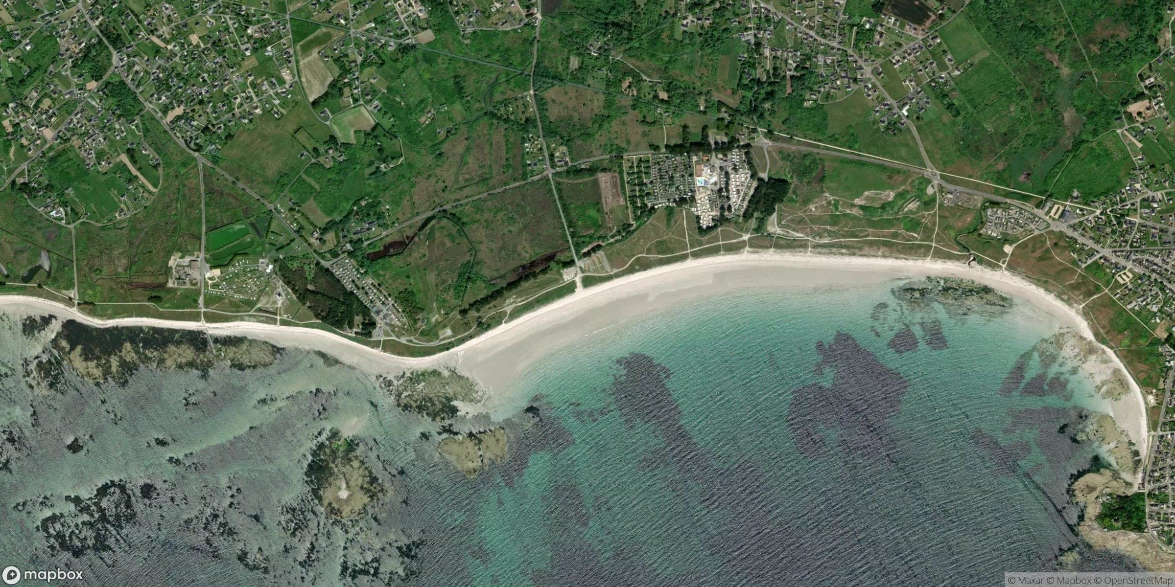 Luchtfoto van Le Steir