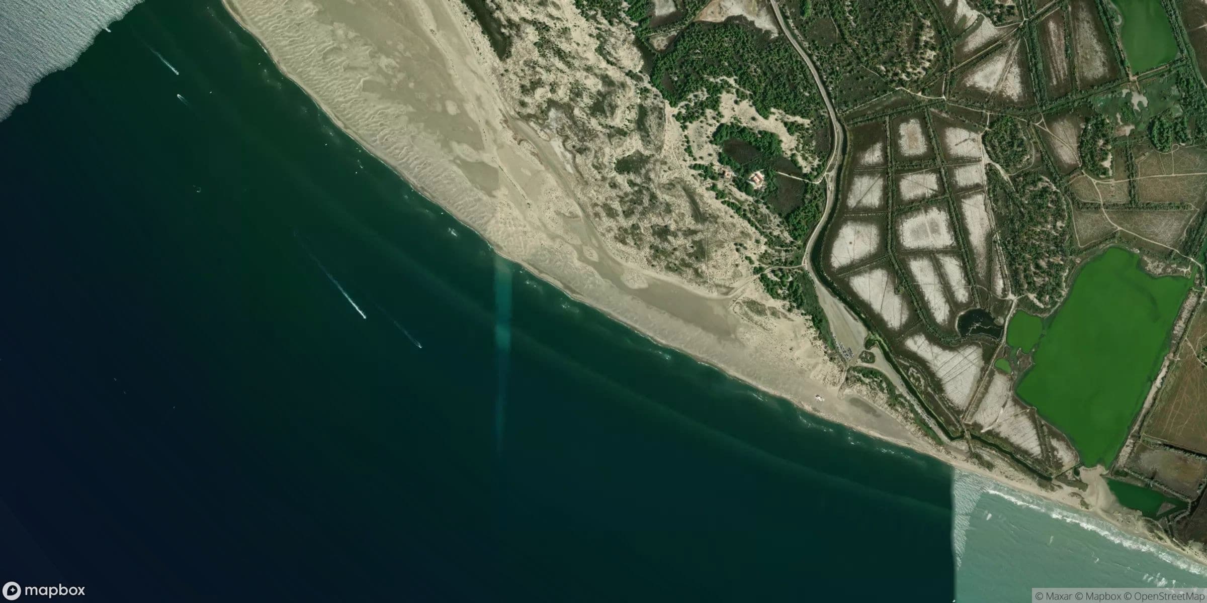 Luchtfoto van L'Espiguette