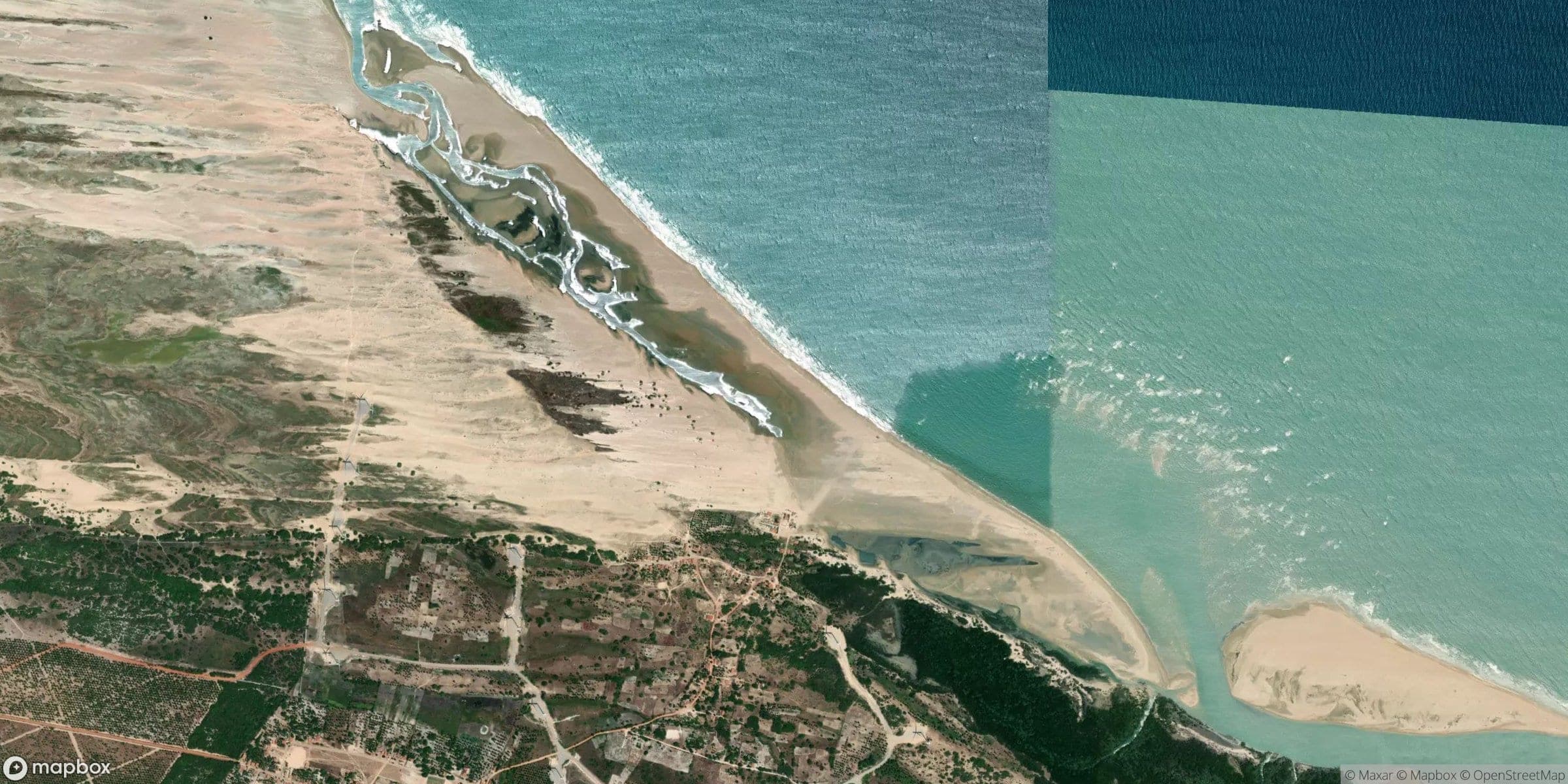 Luchtfoto van Patos