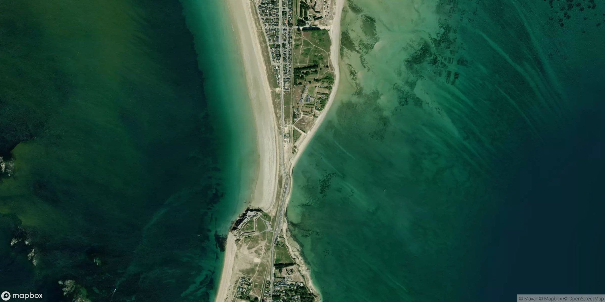 Luchtfoto van Penthièvre - côté baie