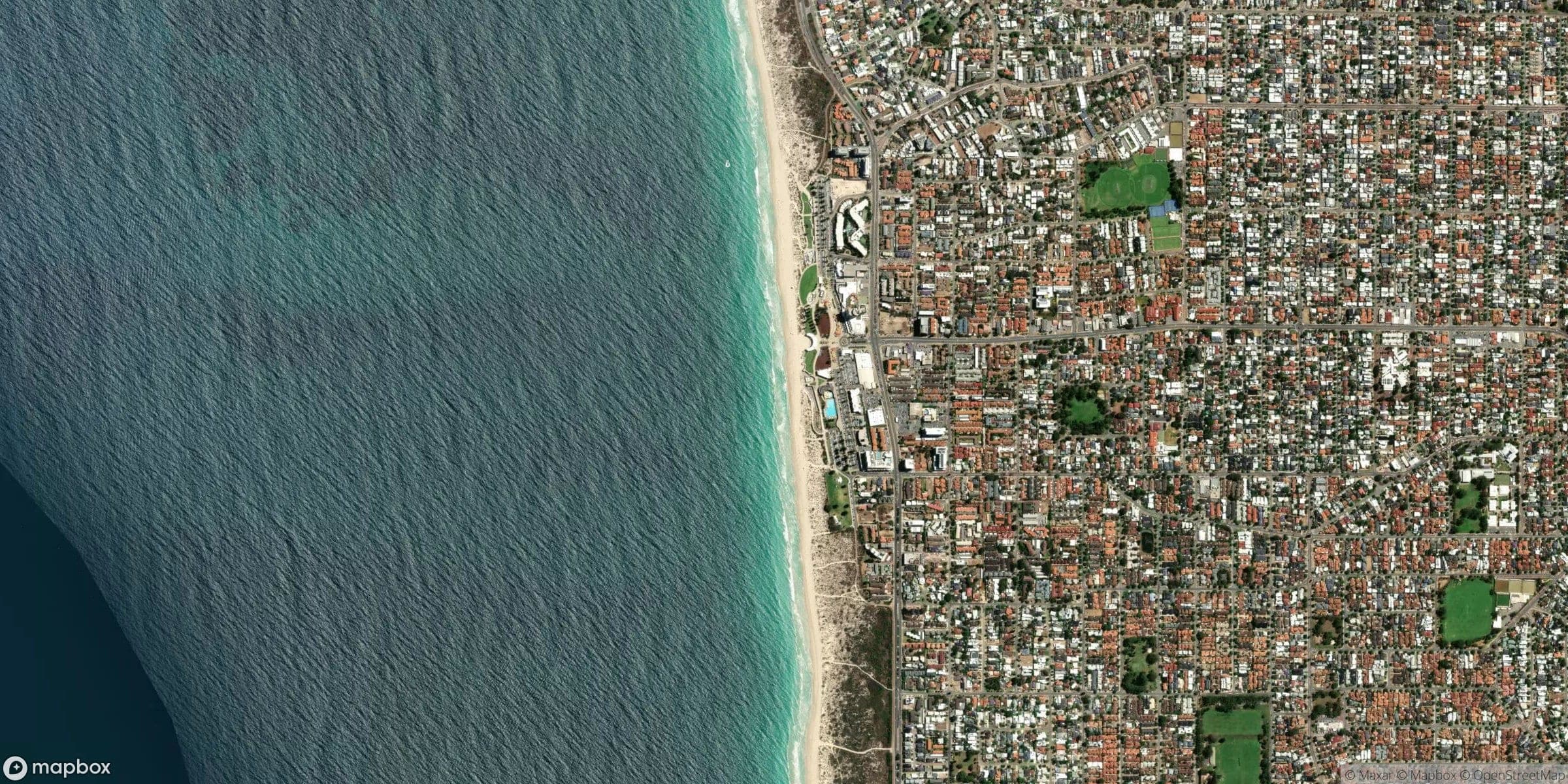 Luchtfoto van Perth