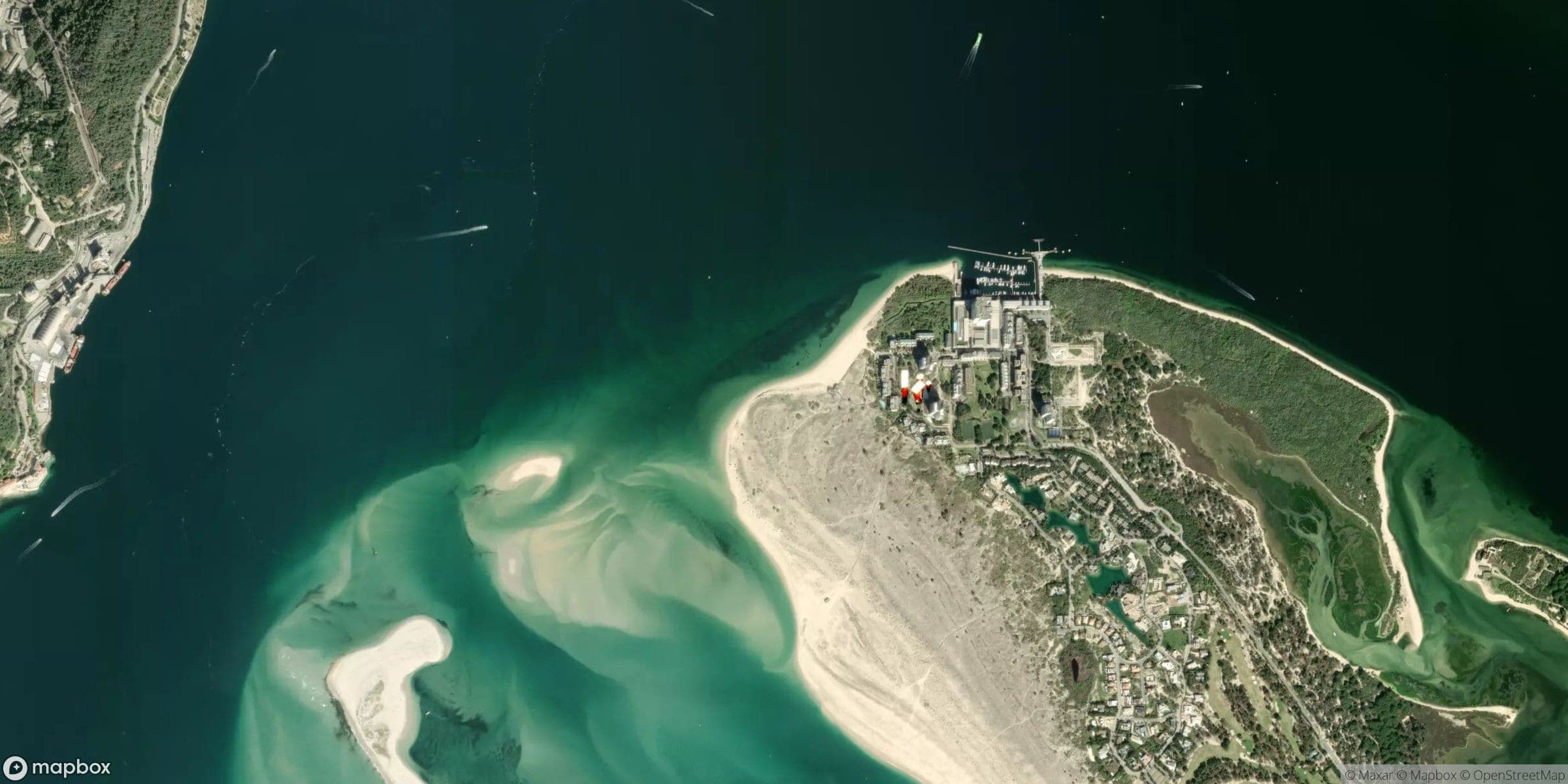 Luchtfoto van Troia