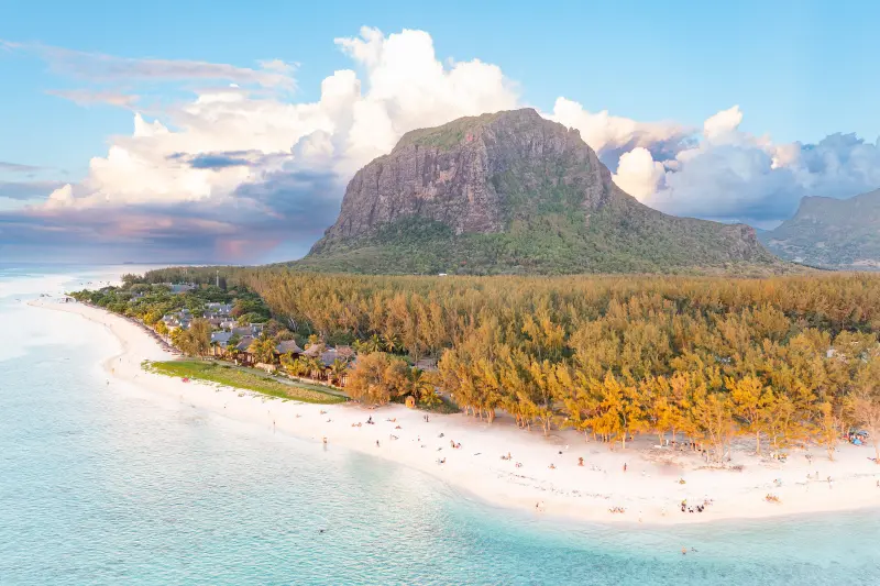 Strand van Le Morne, Mauritius