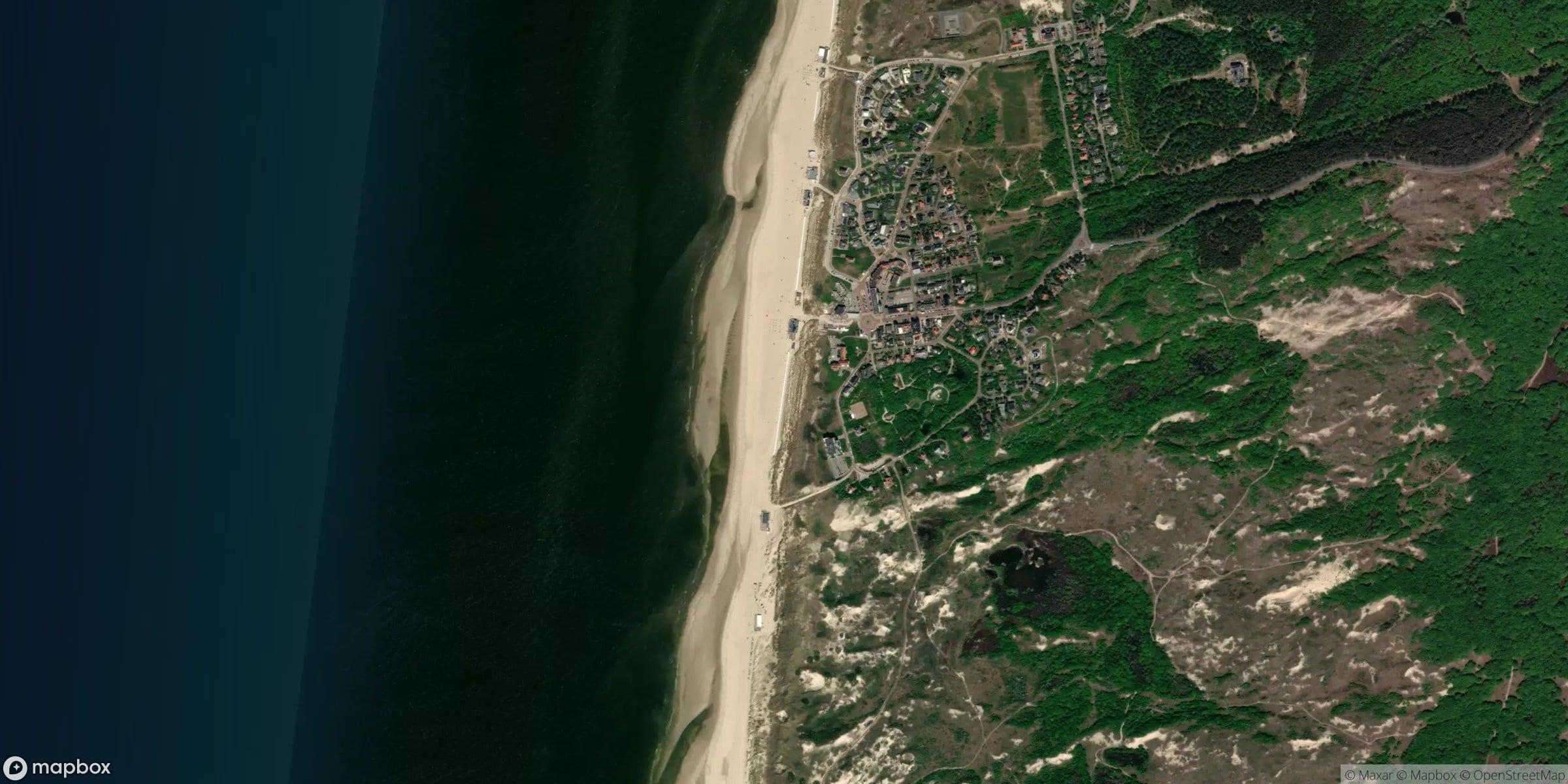 Satelliet van Bergen aan Zee