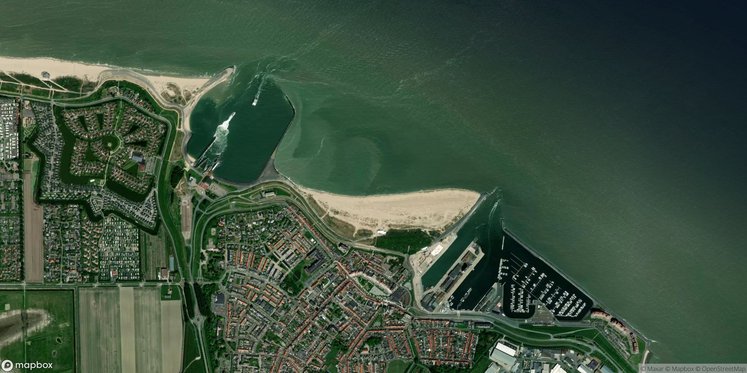 Satelliet van Breskens Oost