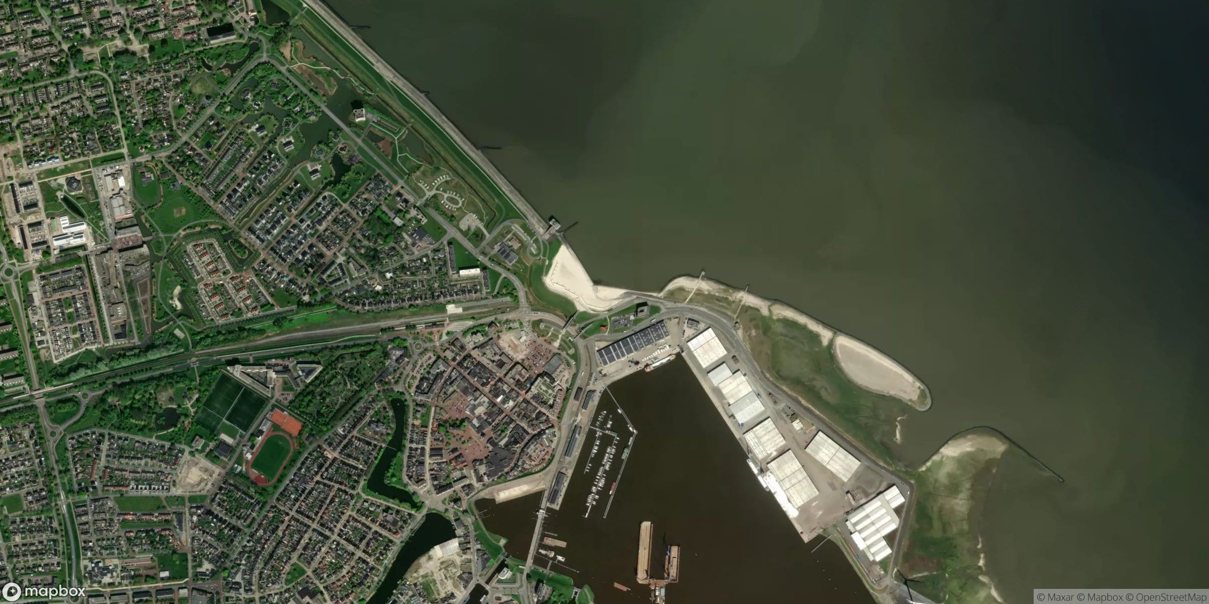 Satelliet van Delfzijl