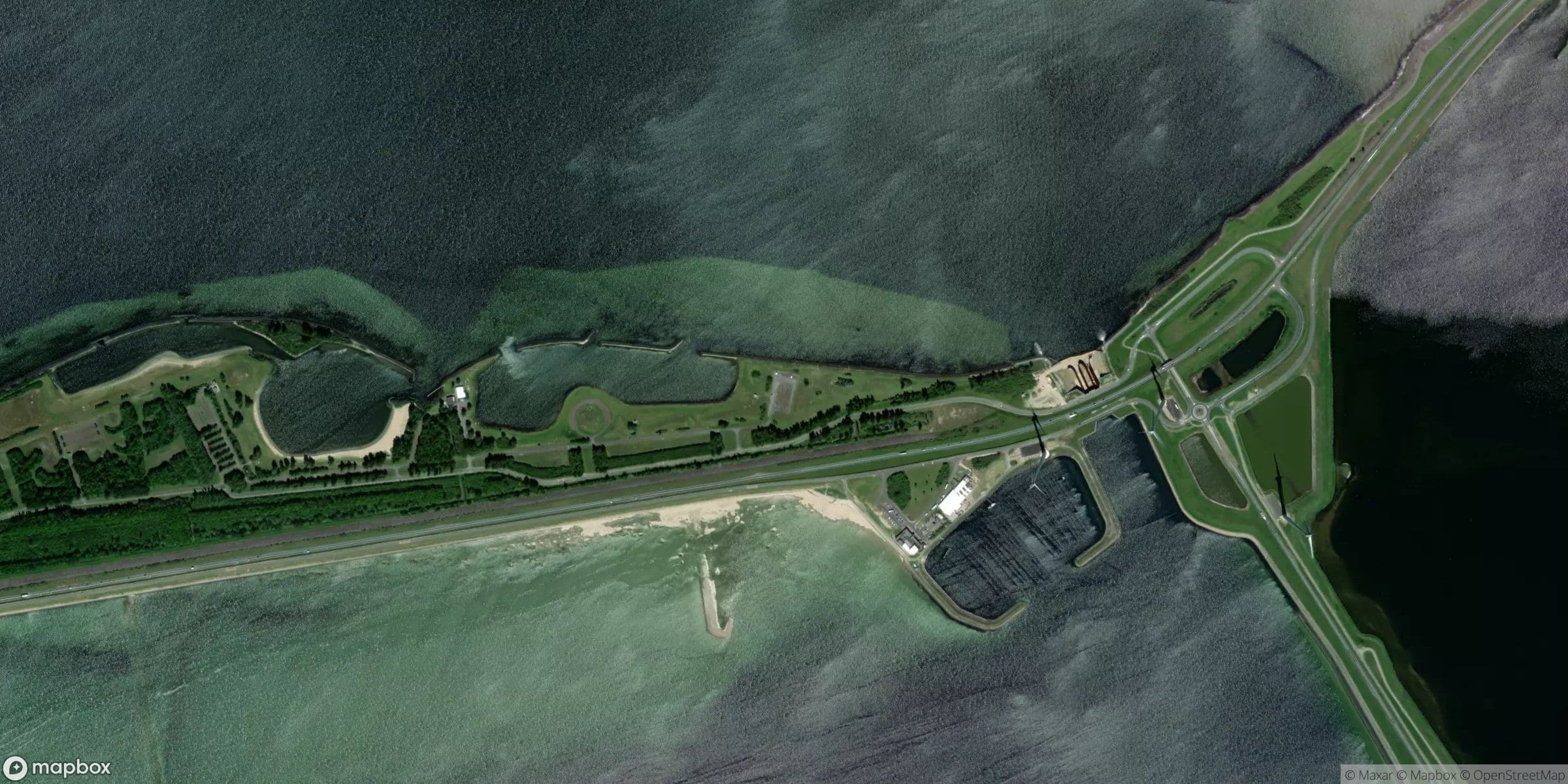 Satelliet van Grevelingendam