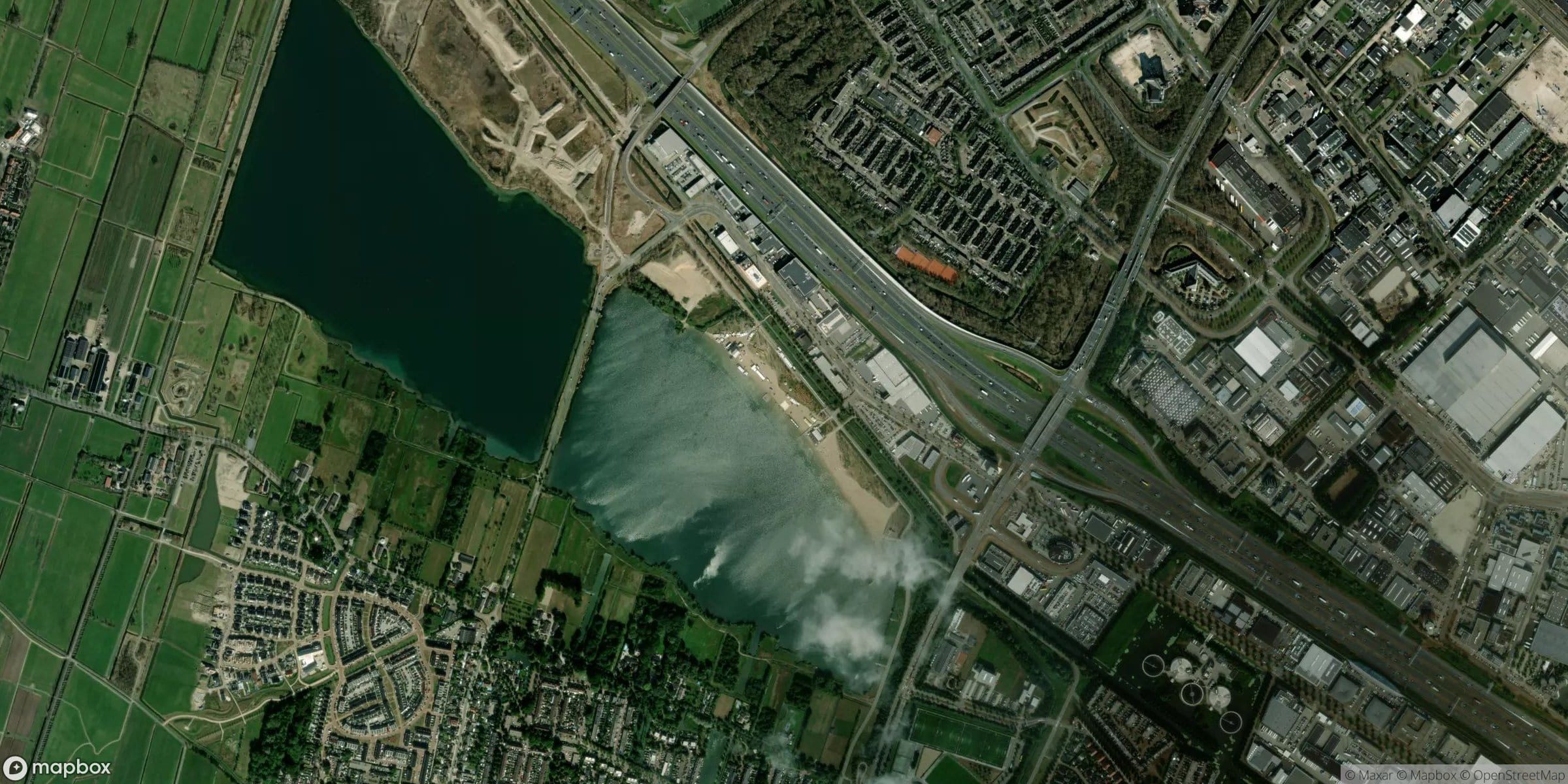 Satelliet van Haarrijnseplas