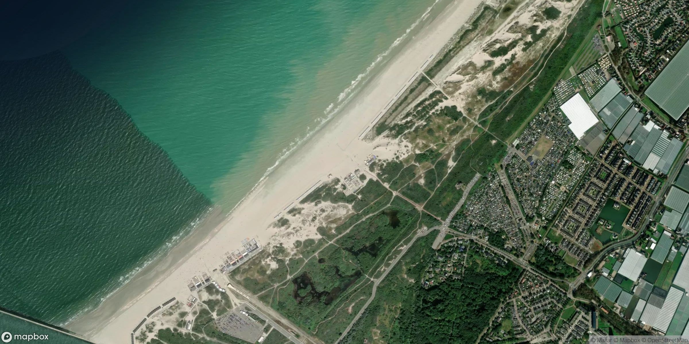 Satelliet van Hoek van Holland