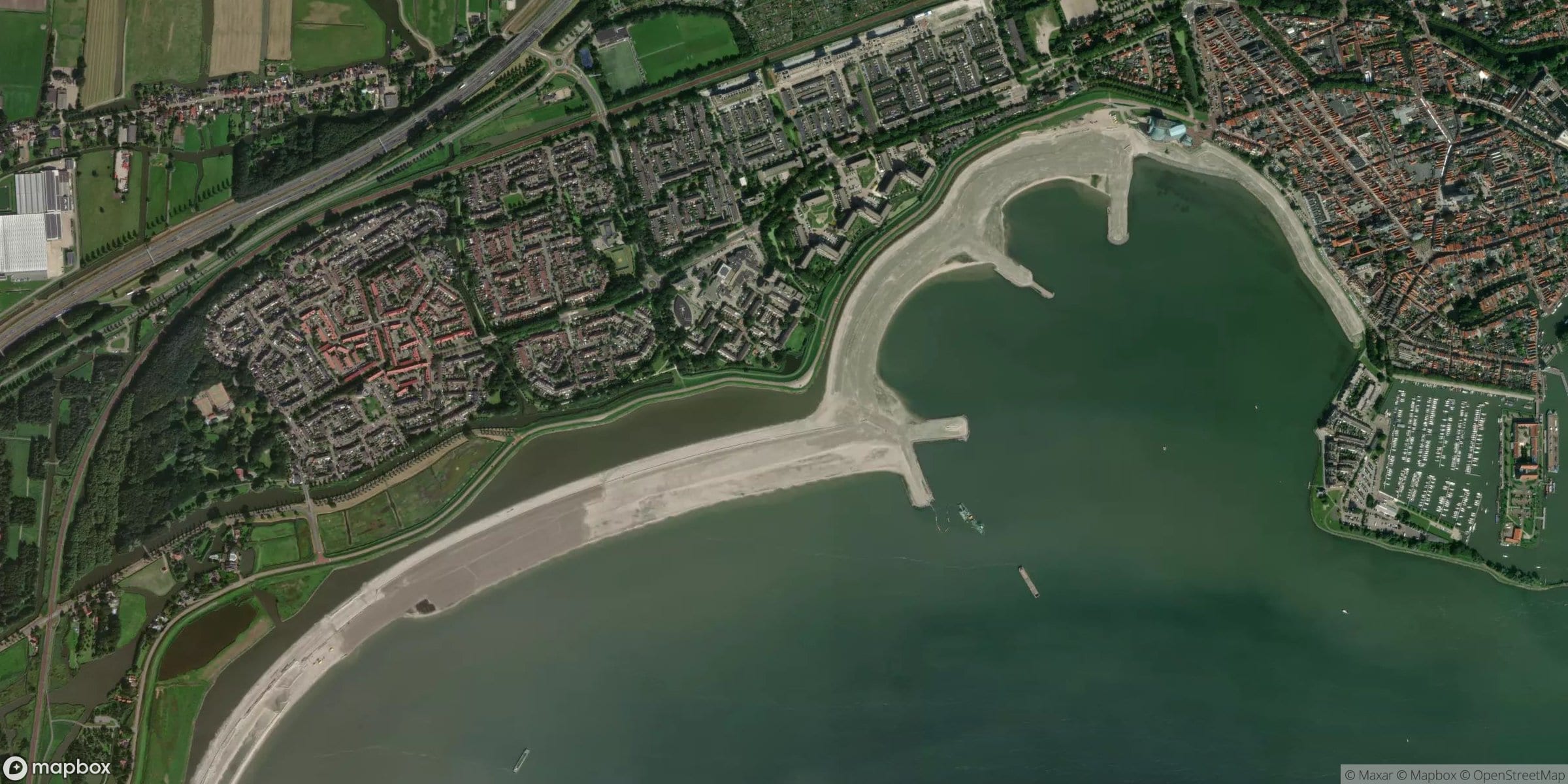 Satelliet van Hoorn Stadstrand