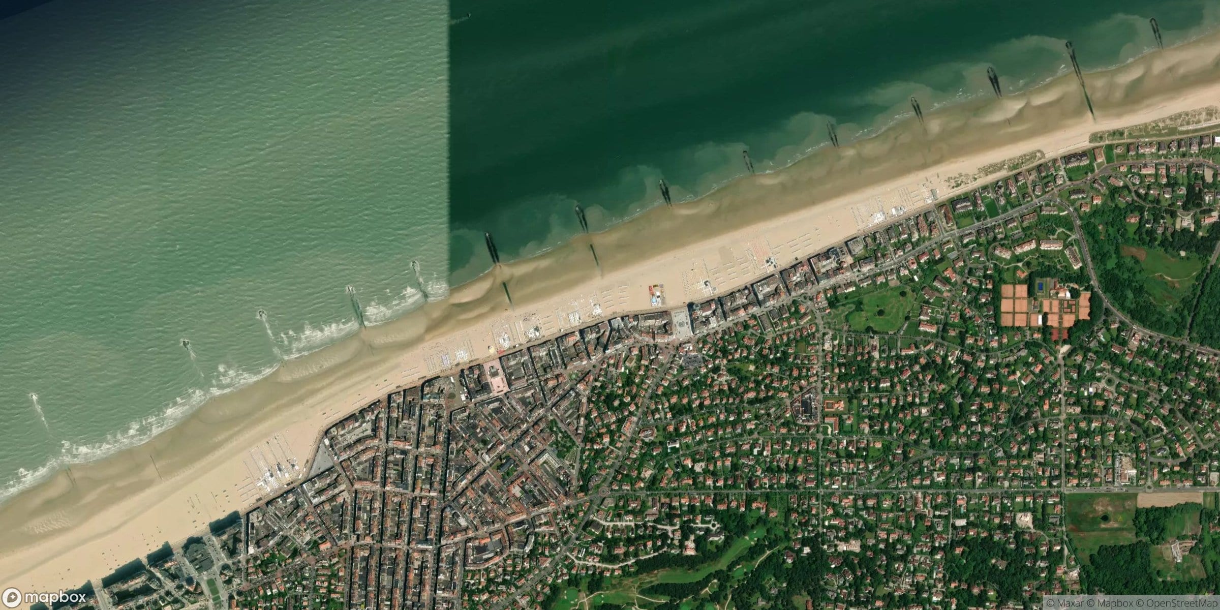 Satelliet van Knokke-Heist