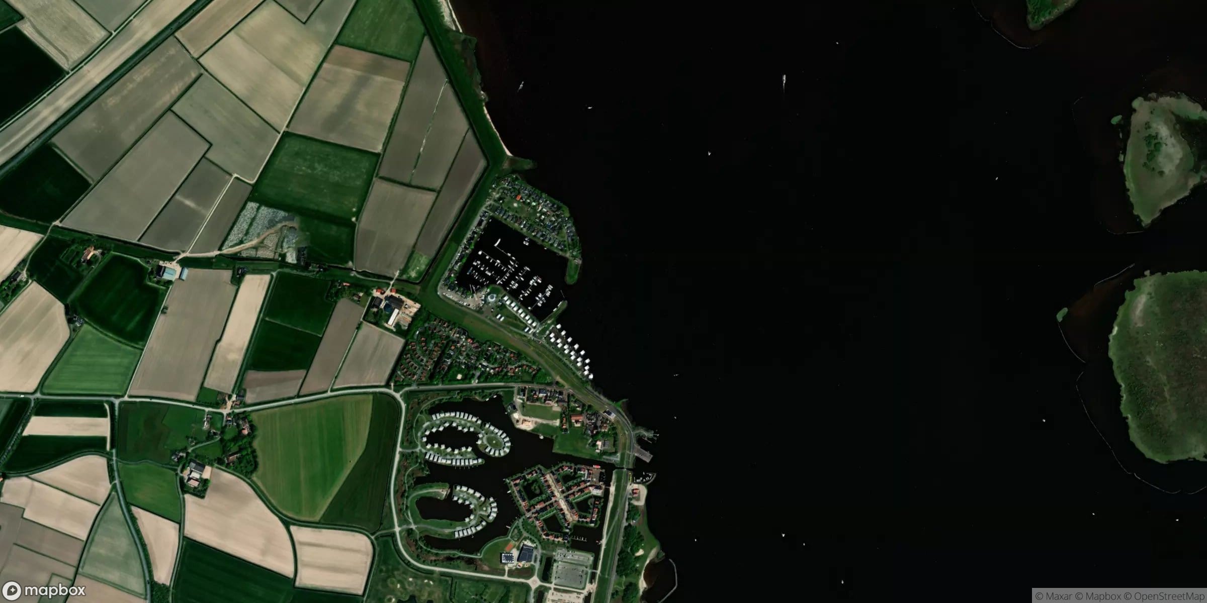 Satelliet van Lauwersmeer
