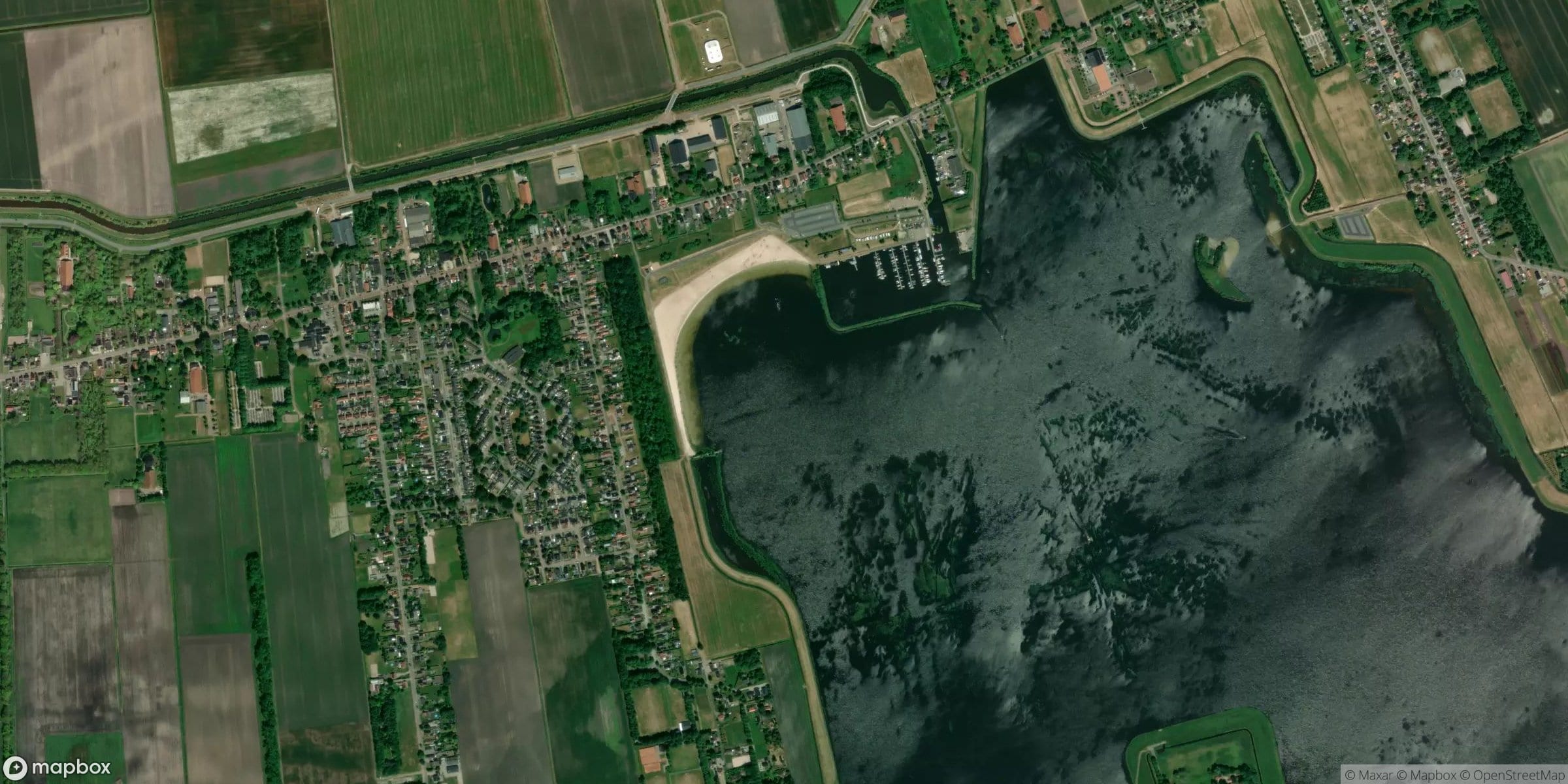 Satelliet van Midwolda Oldambtmeer