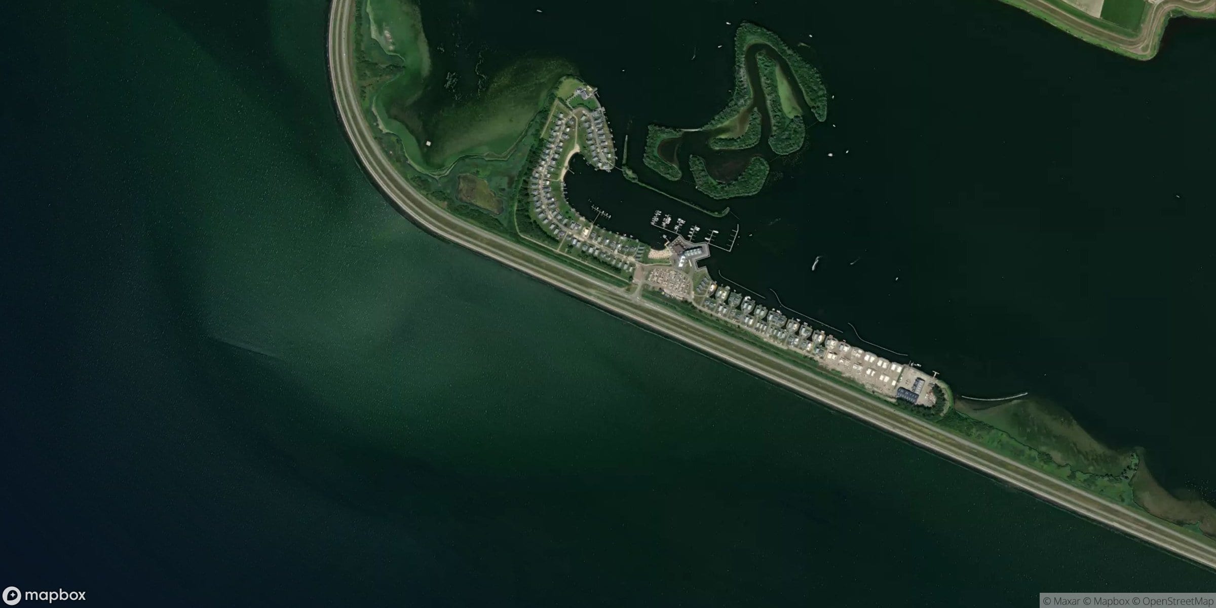 Luchtfoto Oosterschelde - Oesterdam