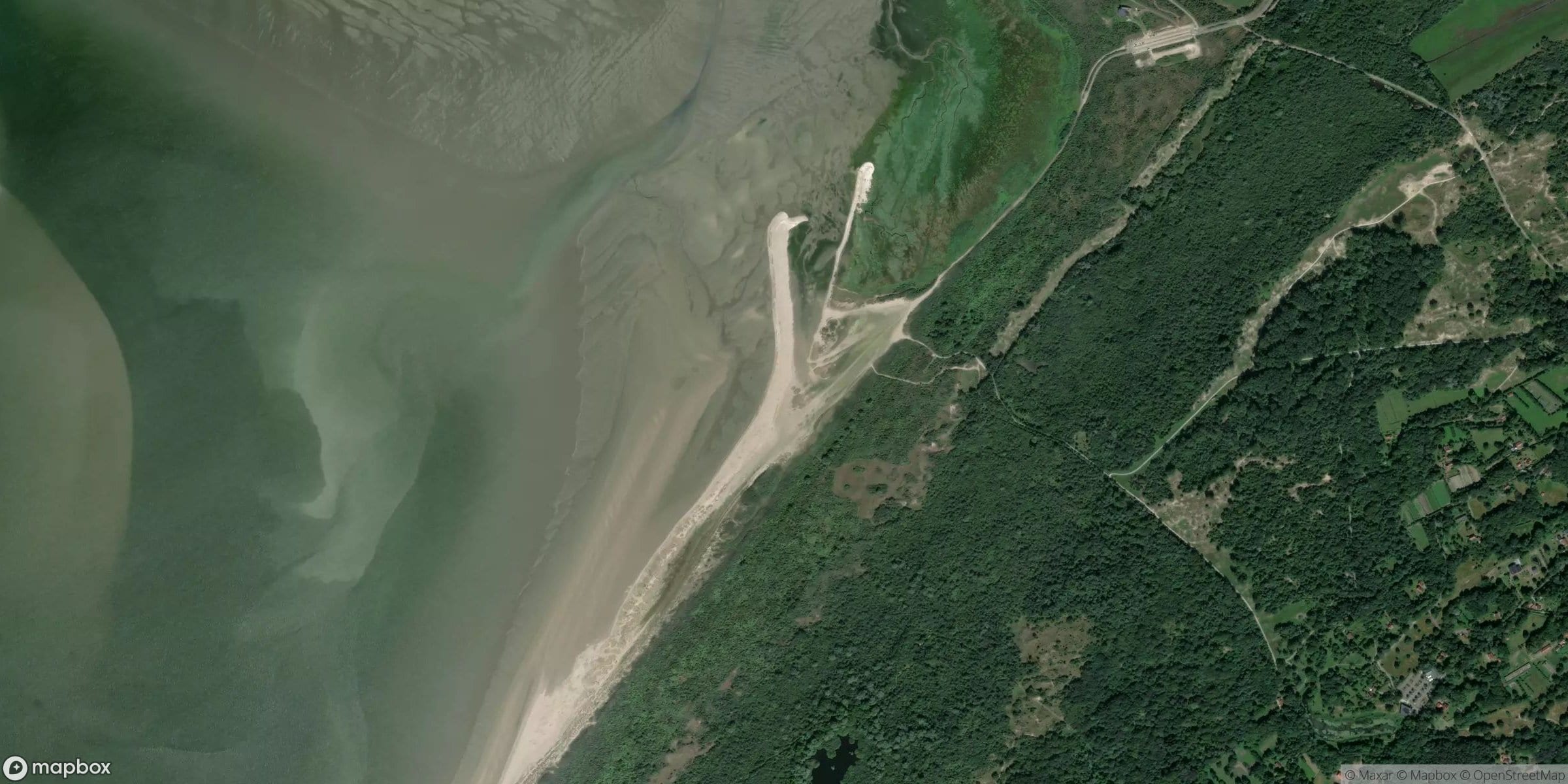 Satelliet van Oostvoorne autostrand