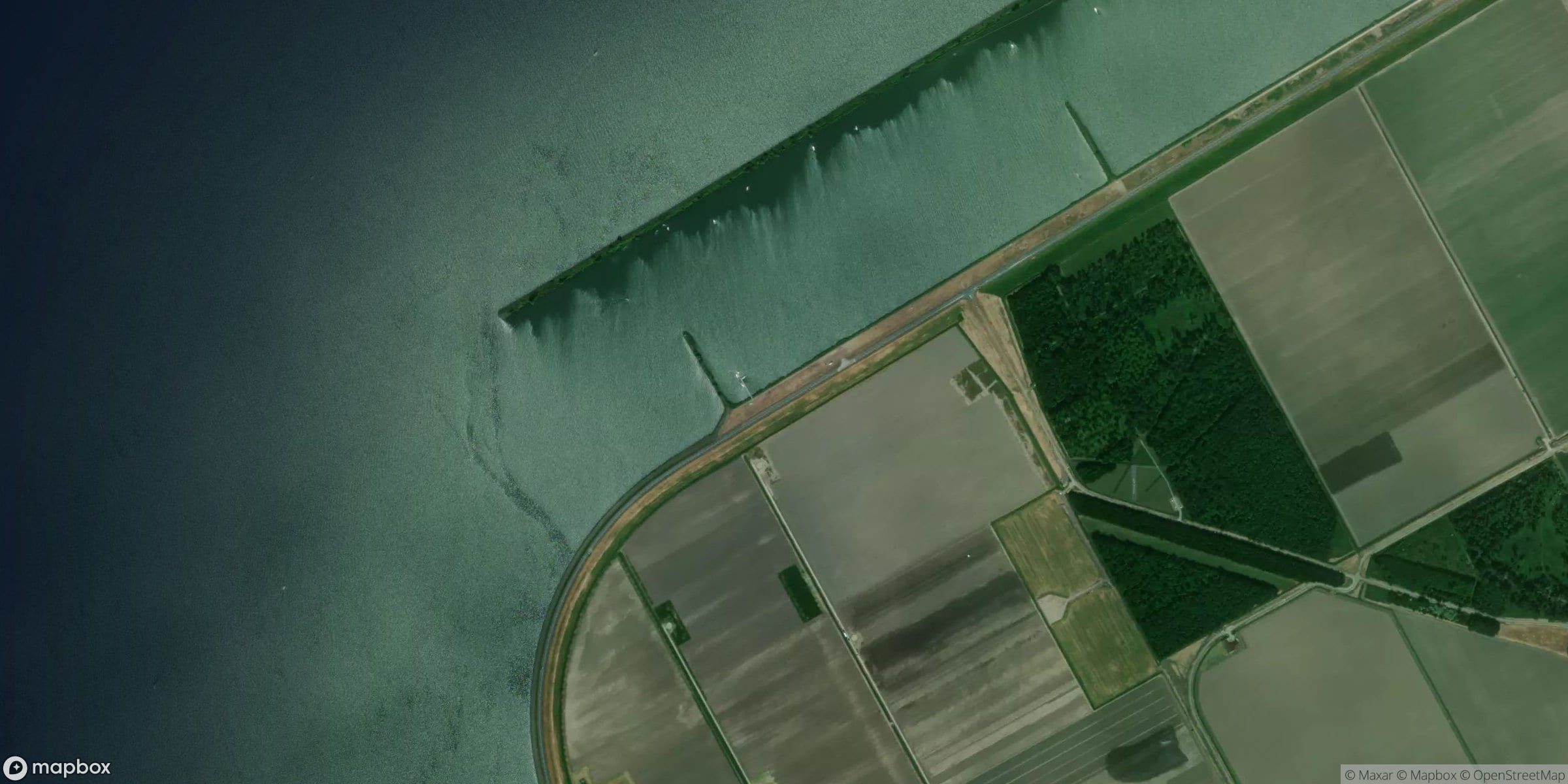 Satelliet van Pampus Haven