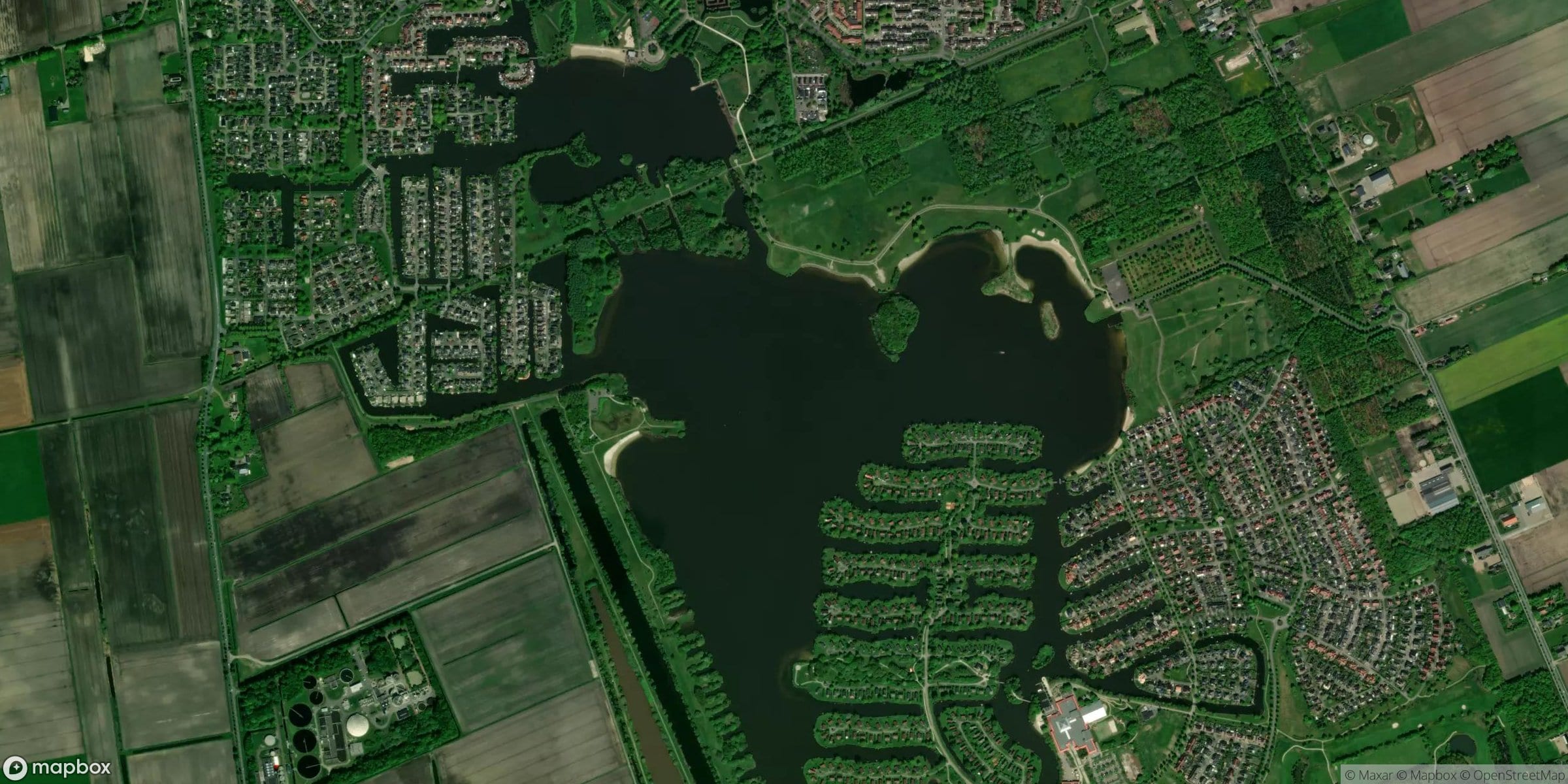 Satelliet van Rietplas