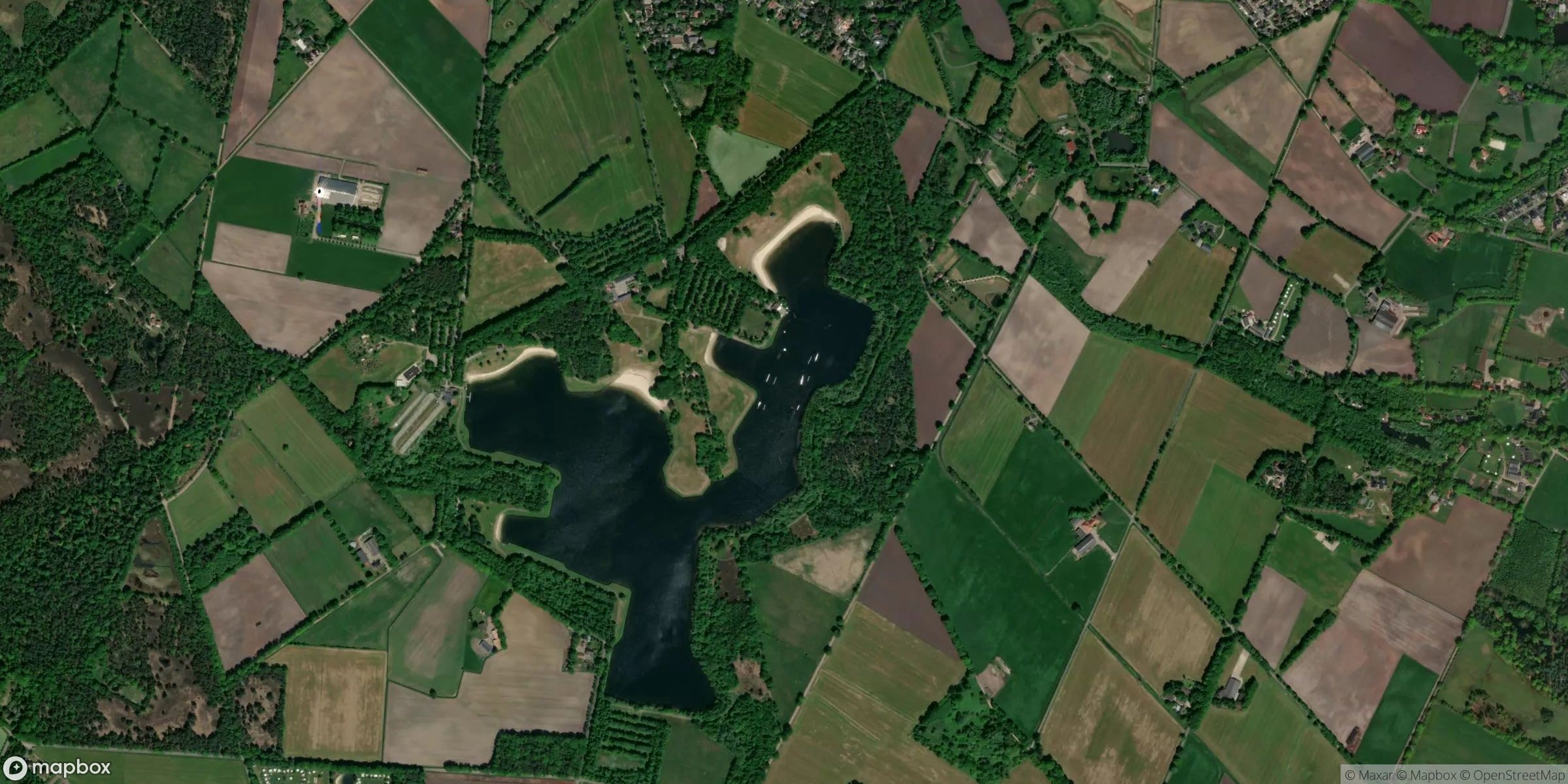 Satelliet van Ruthbeek Wakeboardbaan