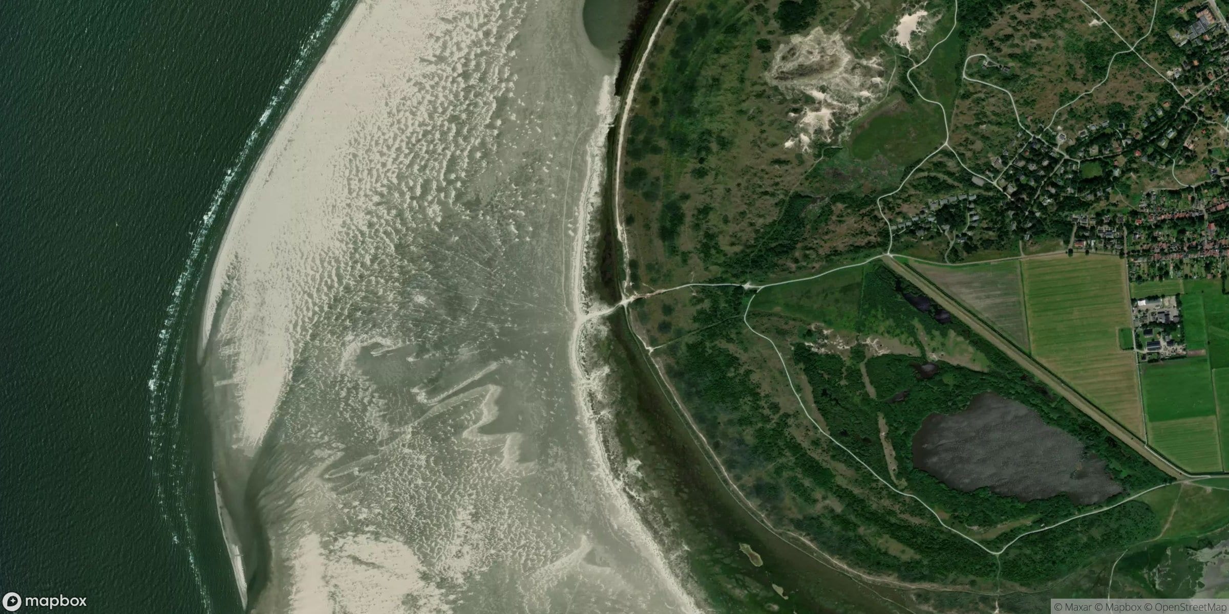 Satelliet van Schiermonnikoog - West