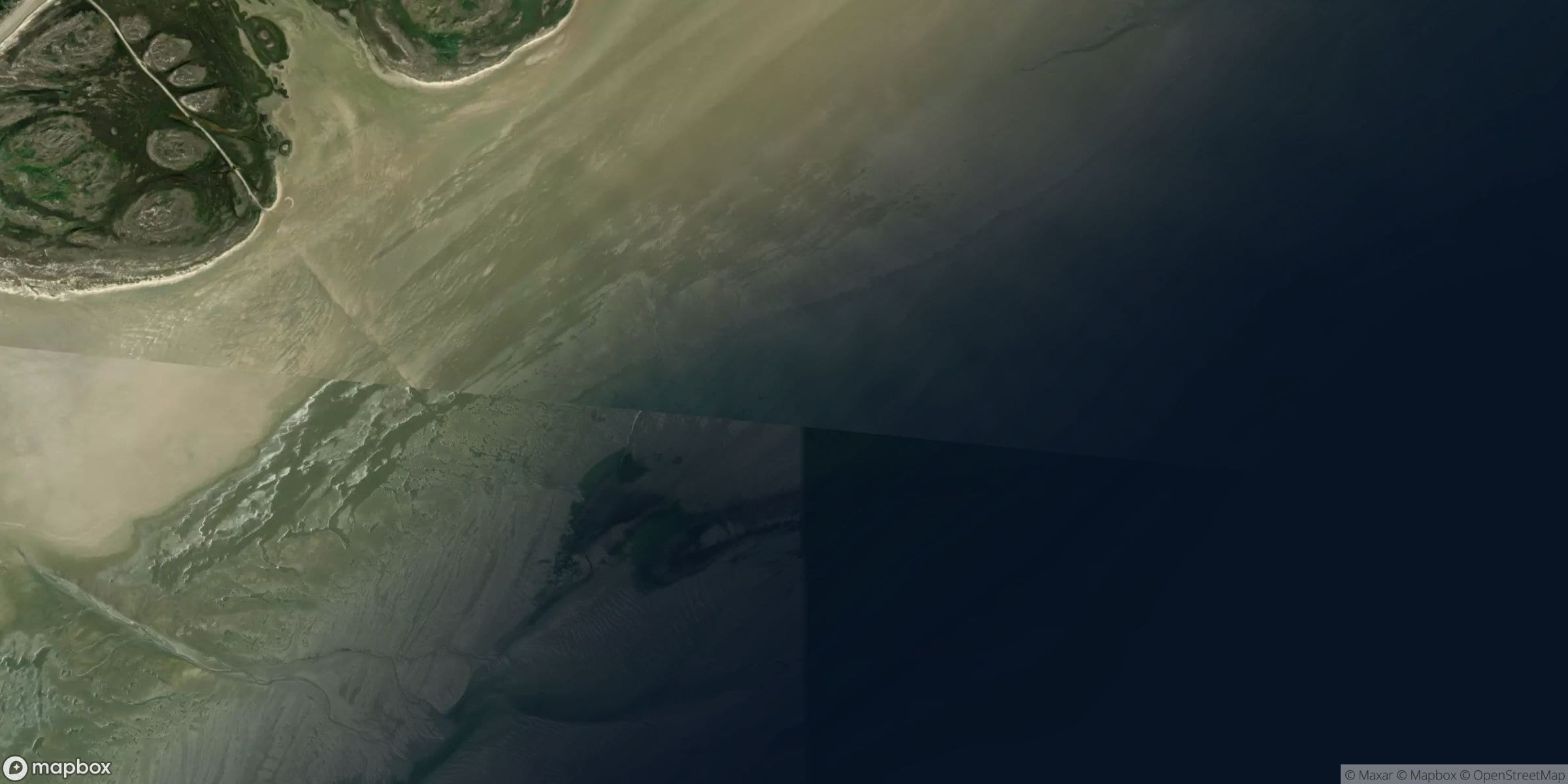 Satelliet van Vlieland Wadkant