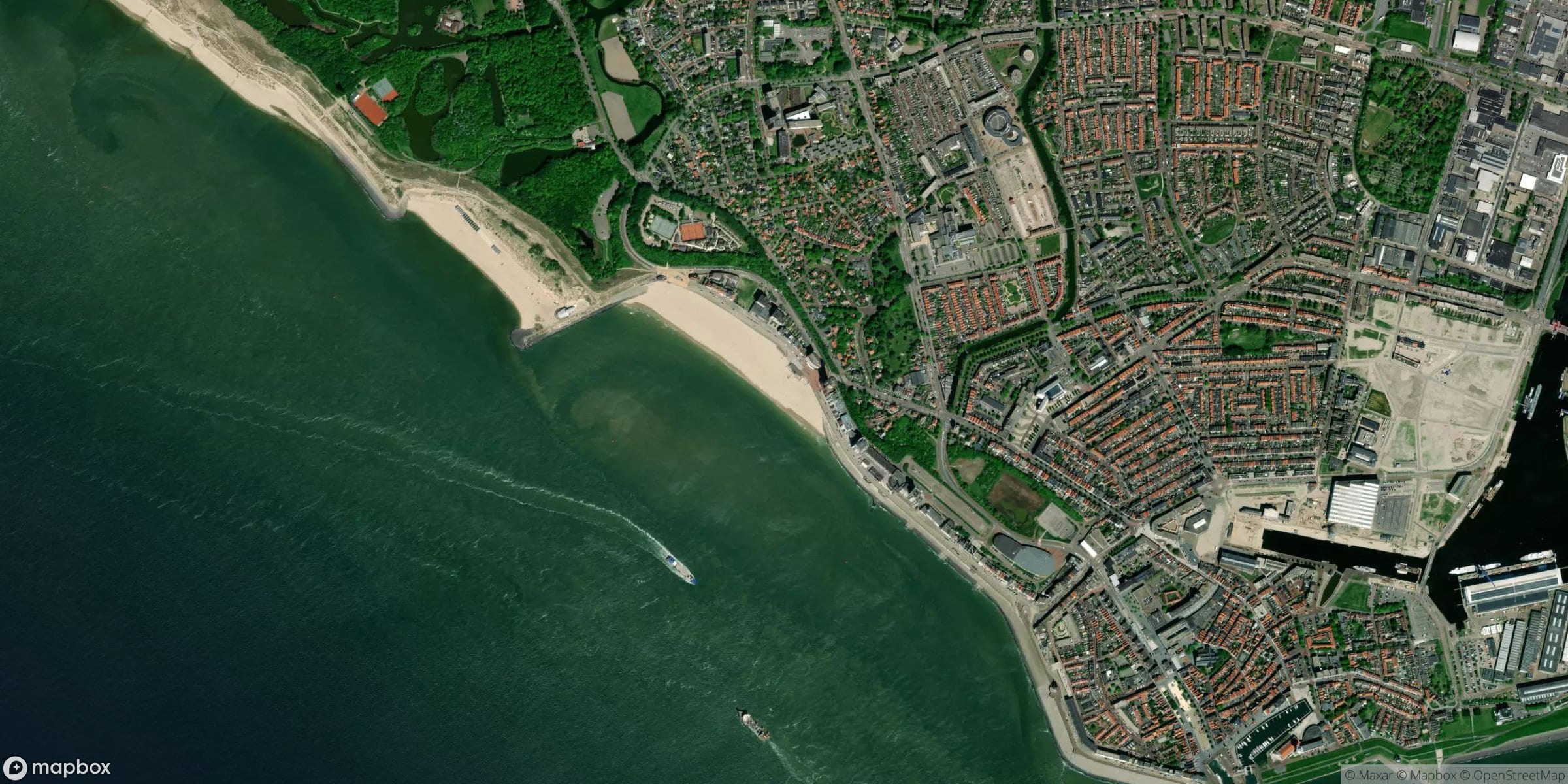 Satelliet van Vlissingen / Dishoek / Zoutelande