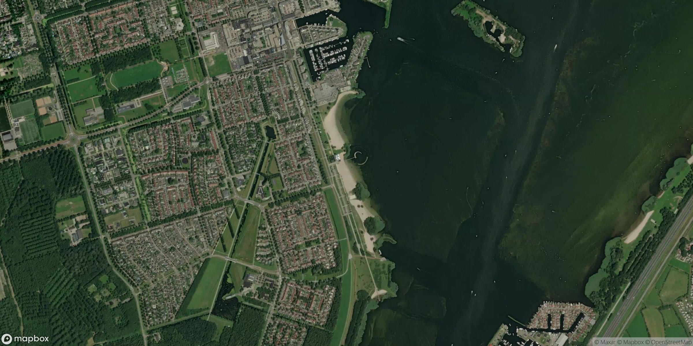 Satelliet van Wolderwijd - Zeewolde