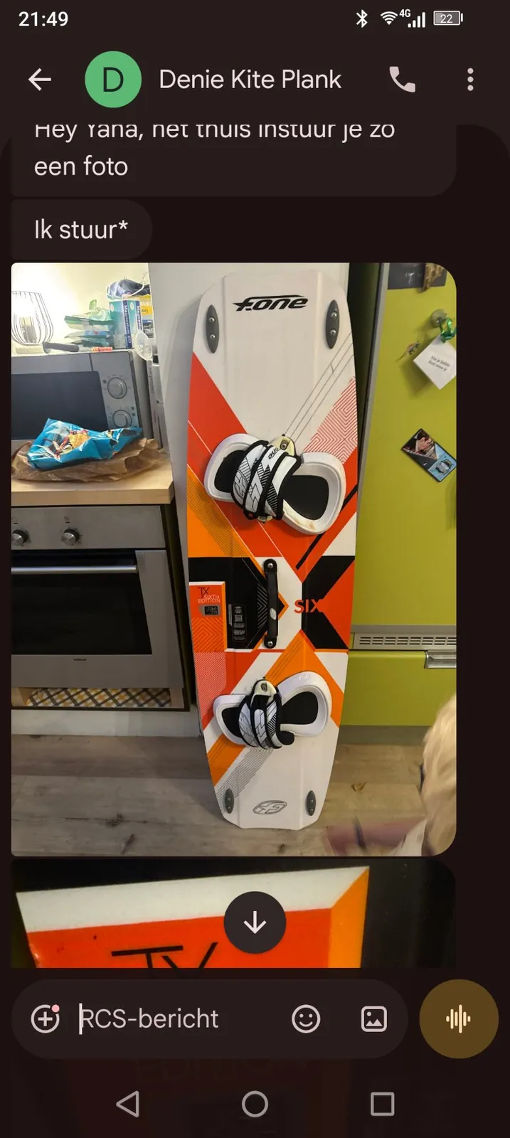 F-One Trax HRD modeljaar 134 cm, oranje